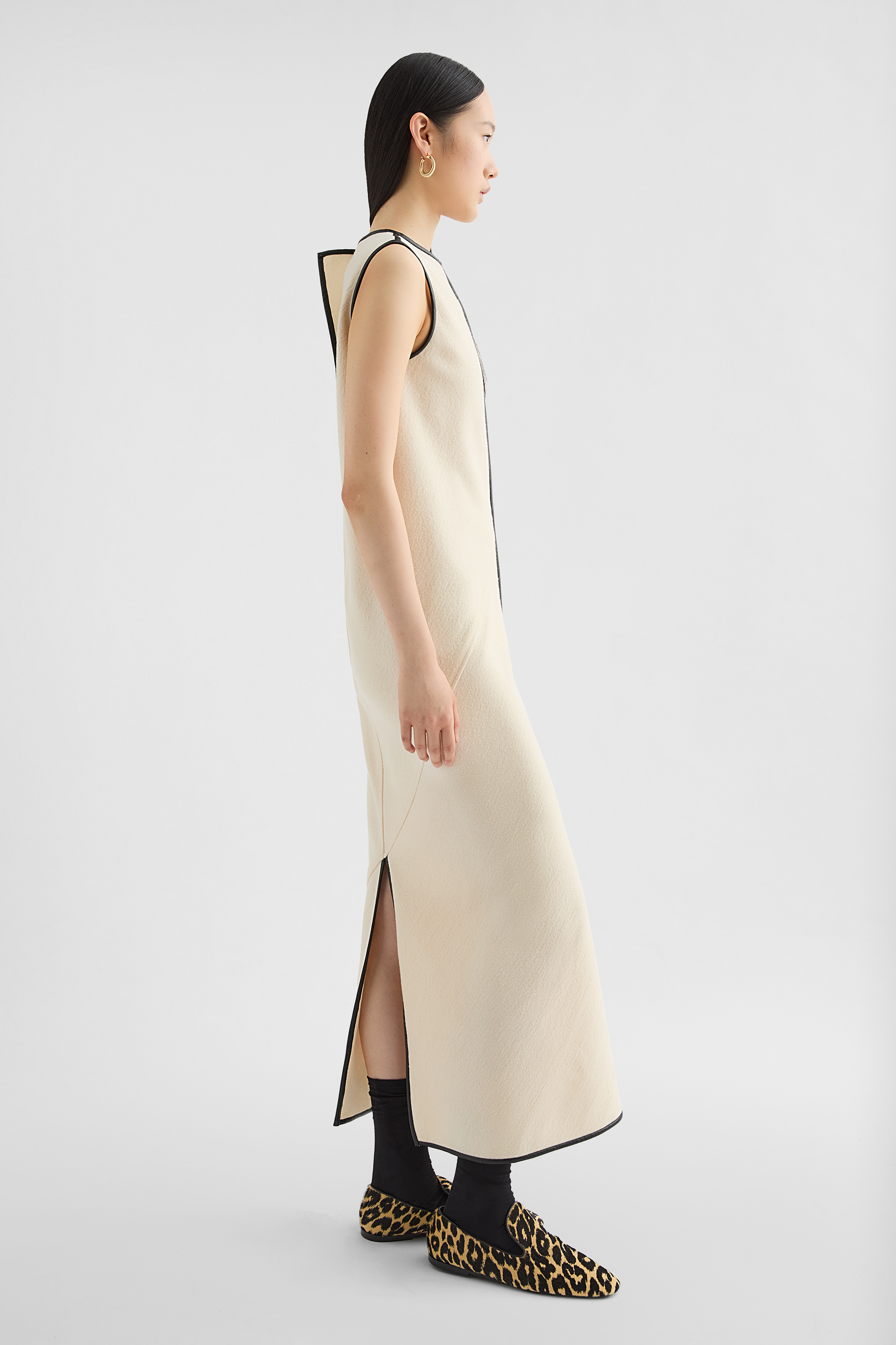 Wool Jersey Crew-Neck Dress - Dresses - Image 2