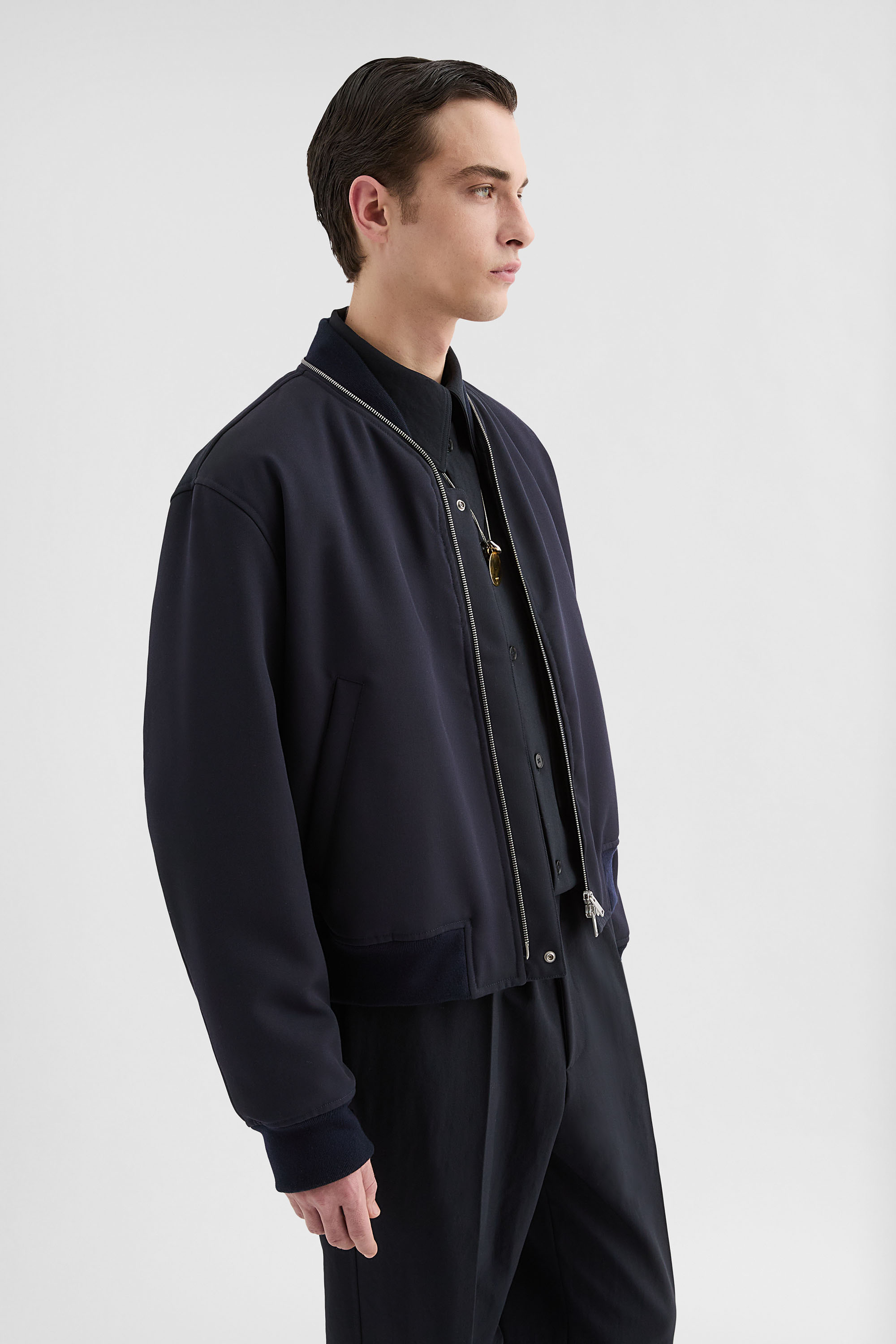 Bomberjacke aus Wollgabardine - Jacken - Image 2
