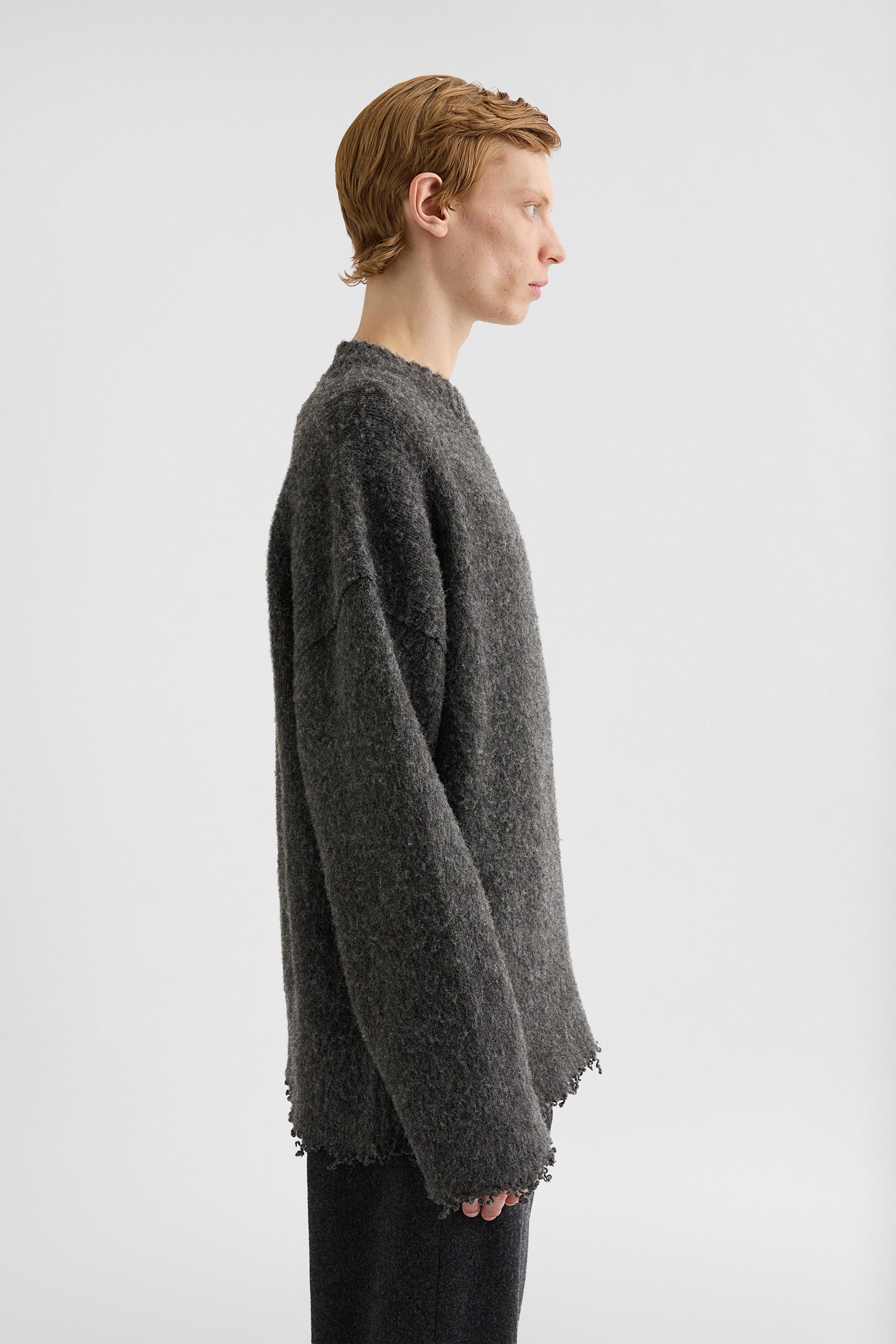 Wool Crew-Neck Sweater - Sweaters - Image 2