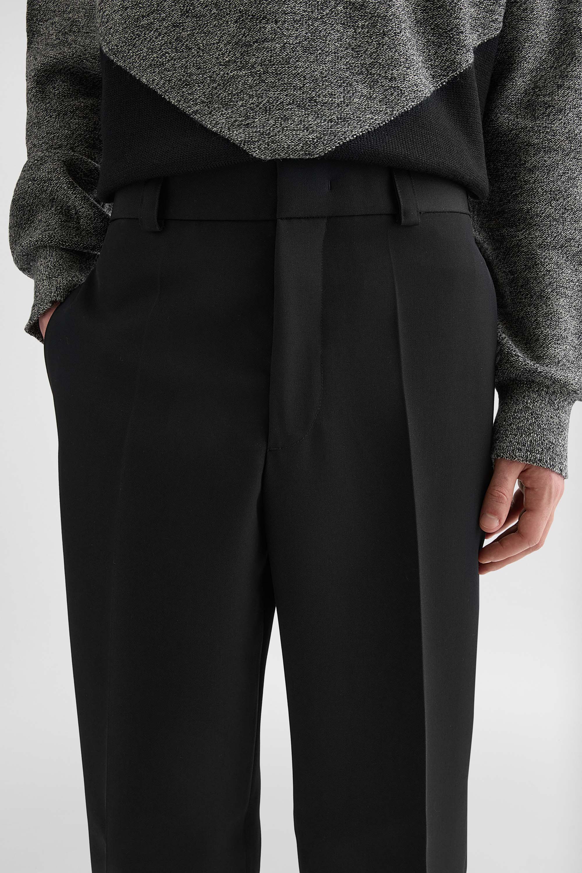 Wool Gabardine Trousers - Trousers - Image 5