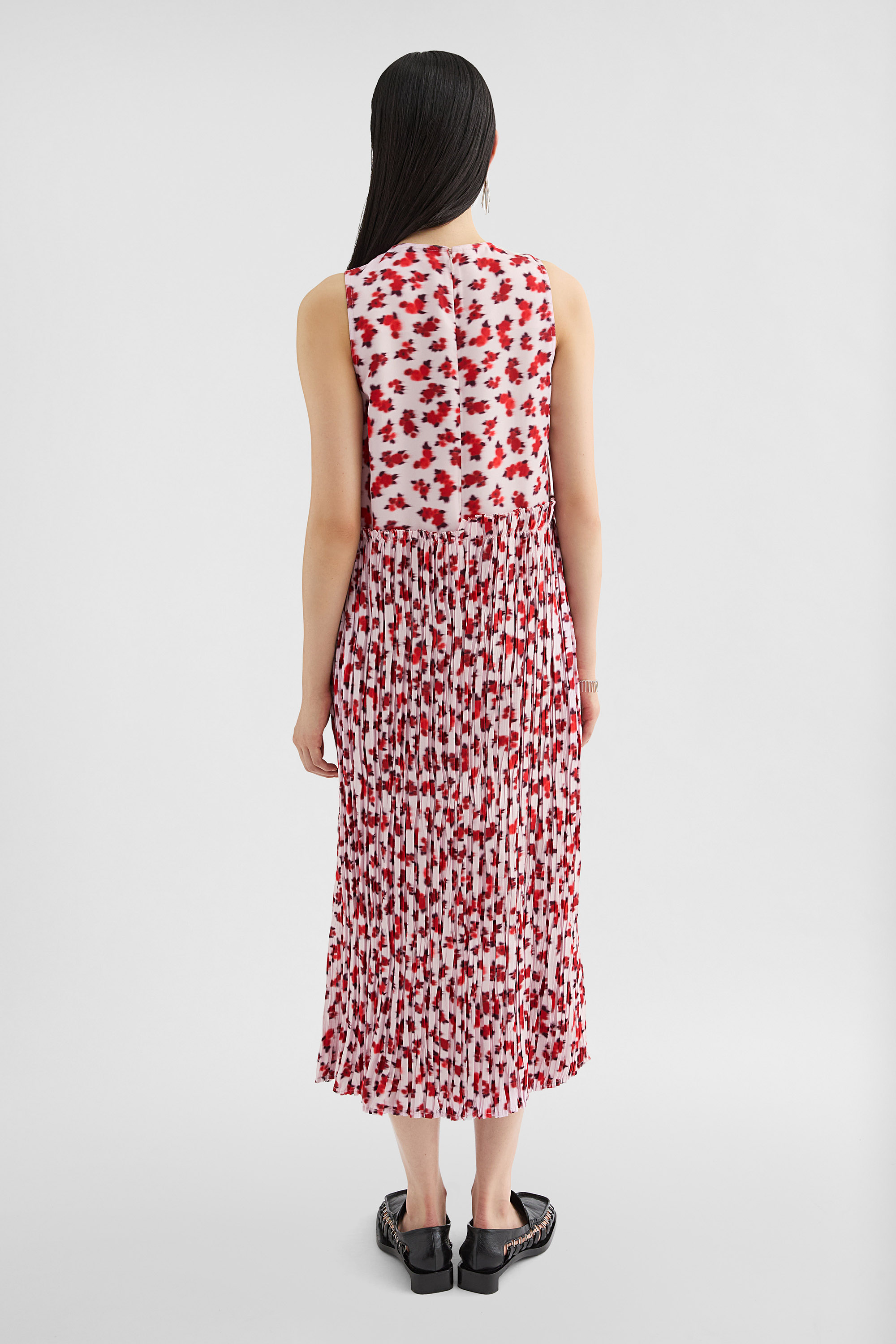 Fluid Viscose Printed Dress - Dresses - Image 4
