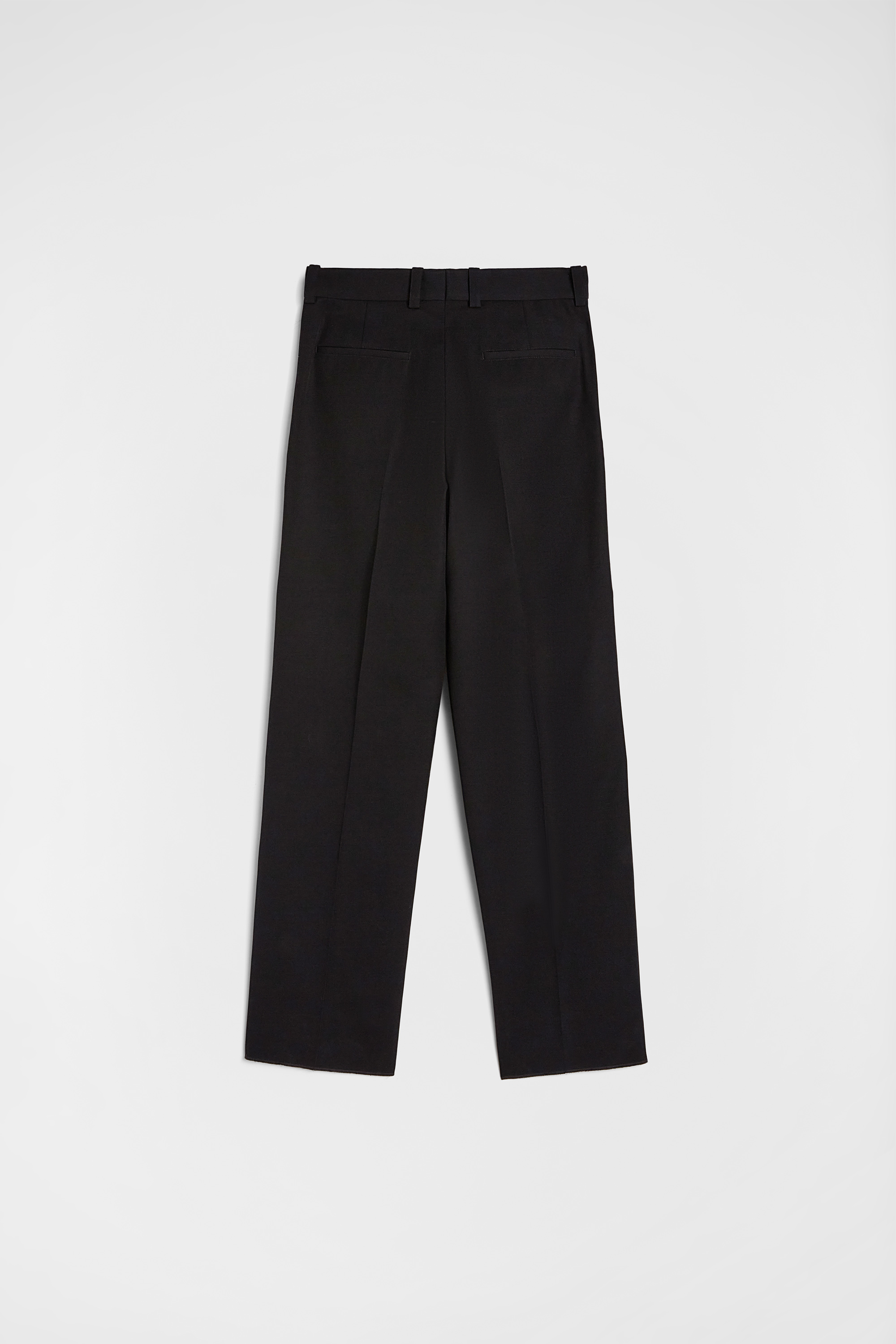 Wool Gabardine Trousers - Trousers - Image 8