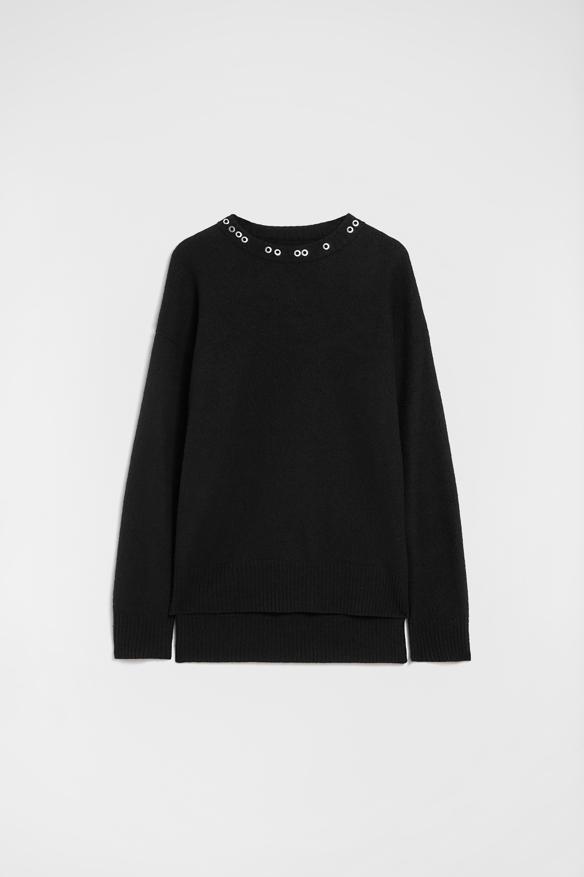 Lightweight Wool Crew-Neck Sweater - Sweaters - Image 5