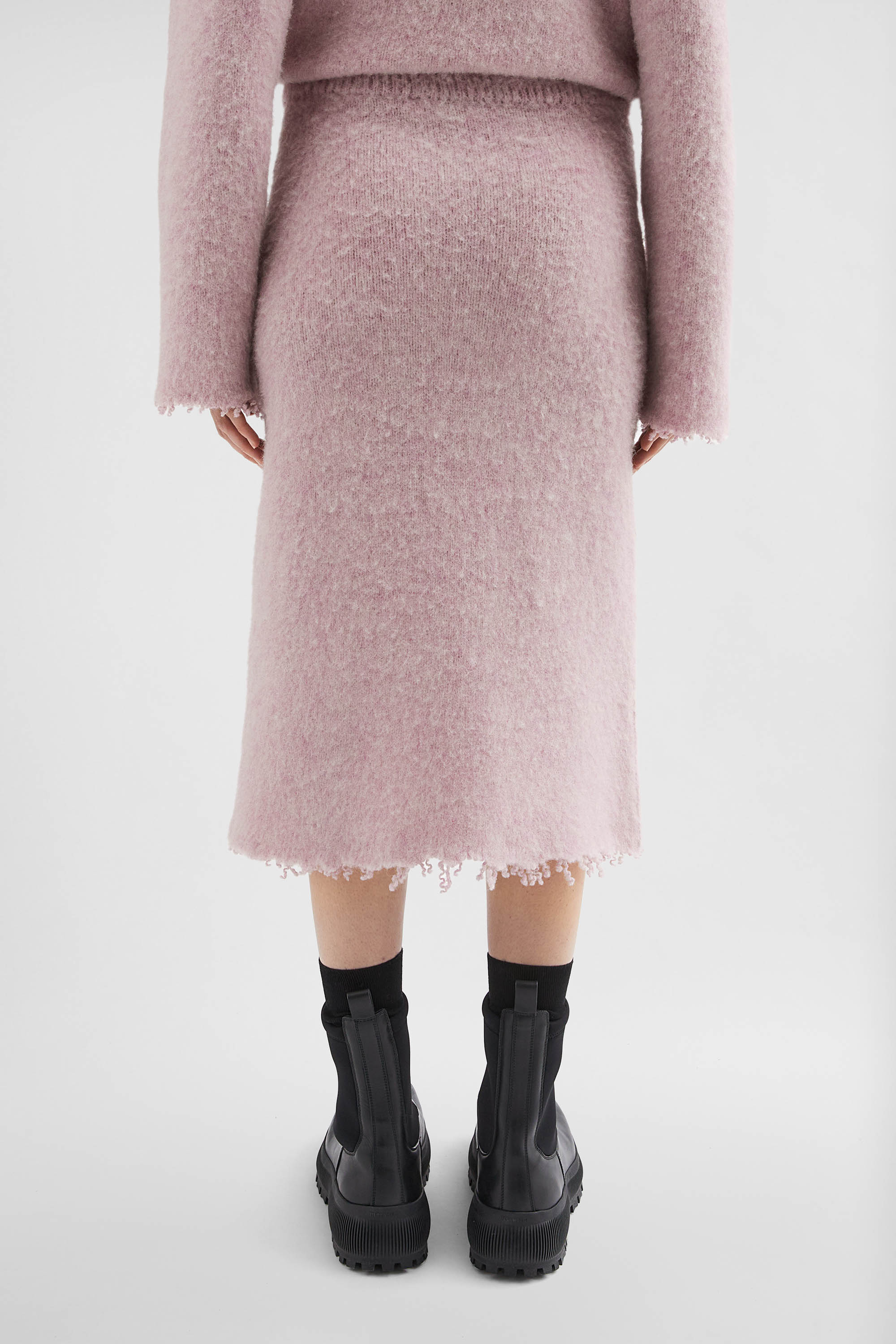 Wool Knit Skirt - Skirts - Image 4