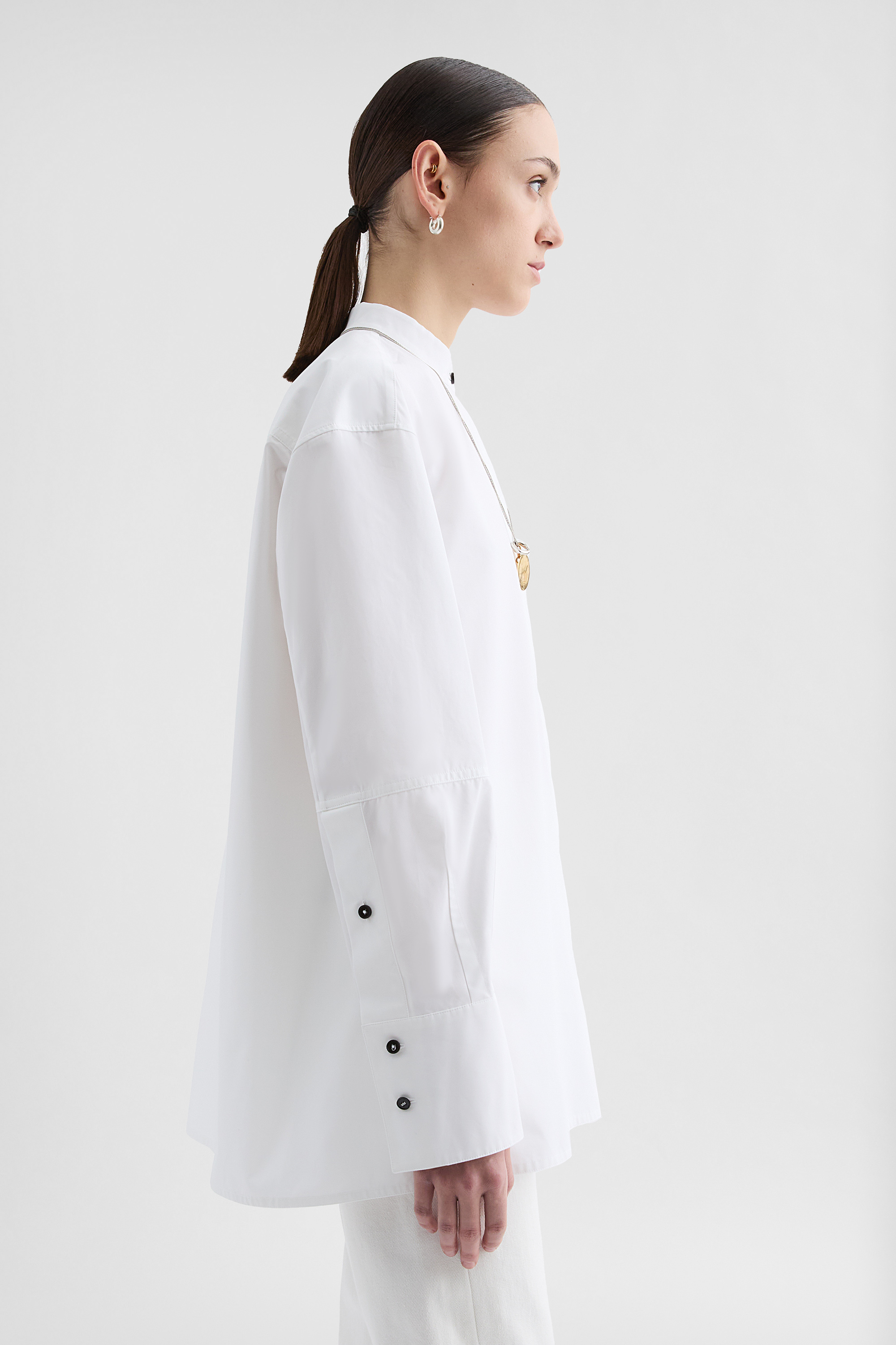 Cotton Poplin Shirt - Shirts - Image 2