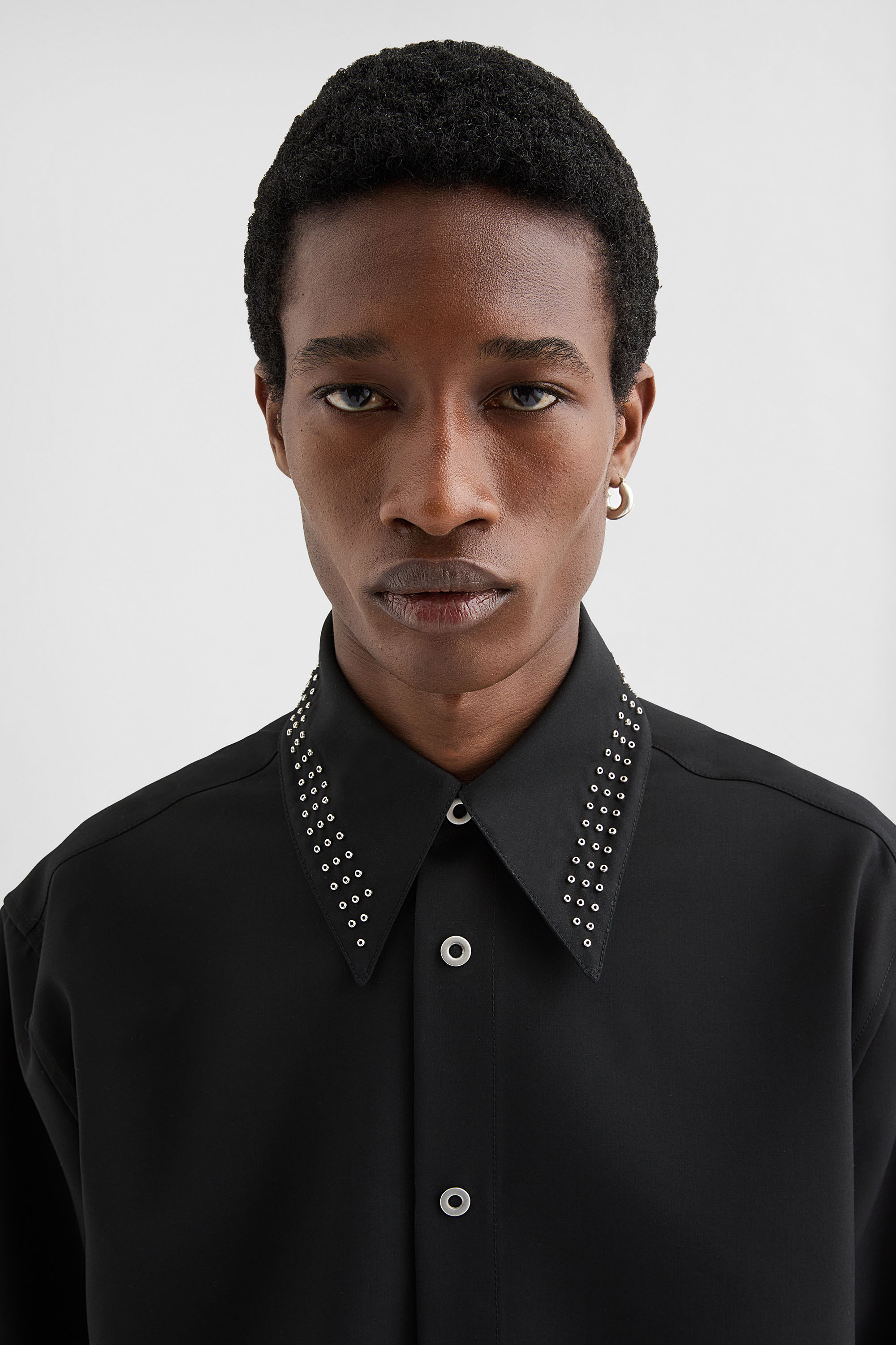 Wool Poplin Shirt - Shirts - Image 3
