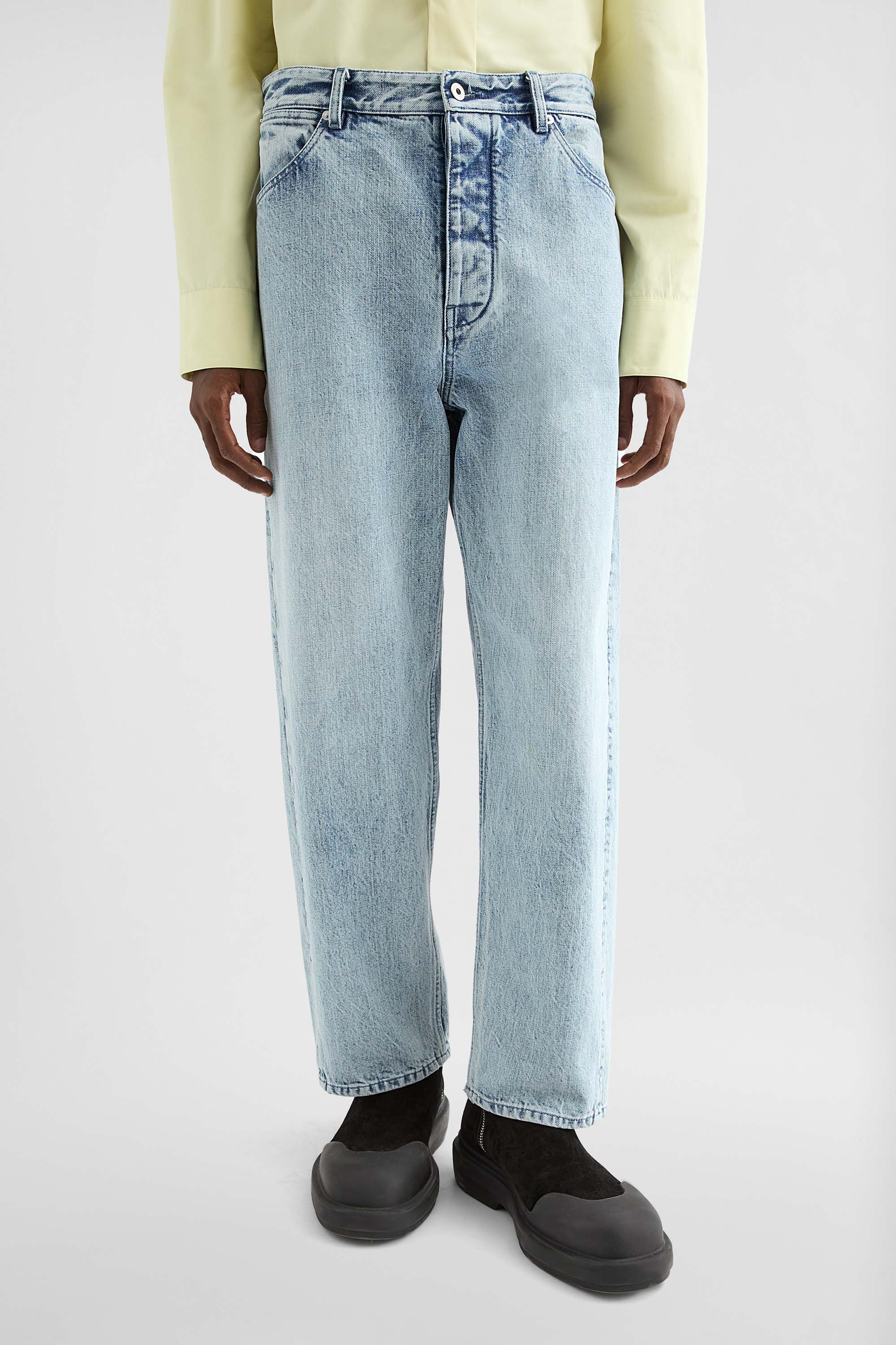 Loose Denim Trousers - Trousers - Image 2