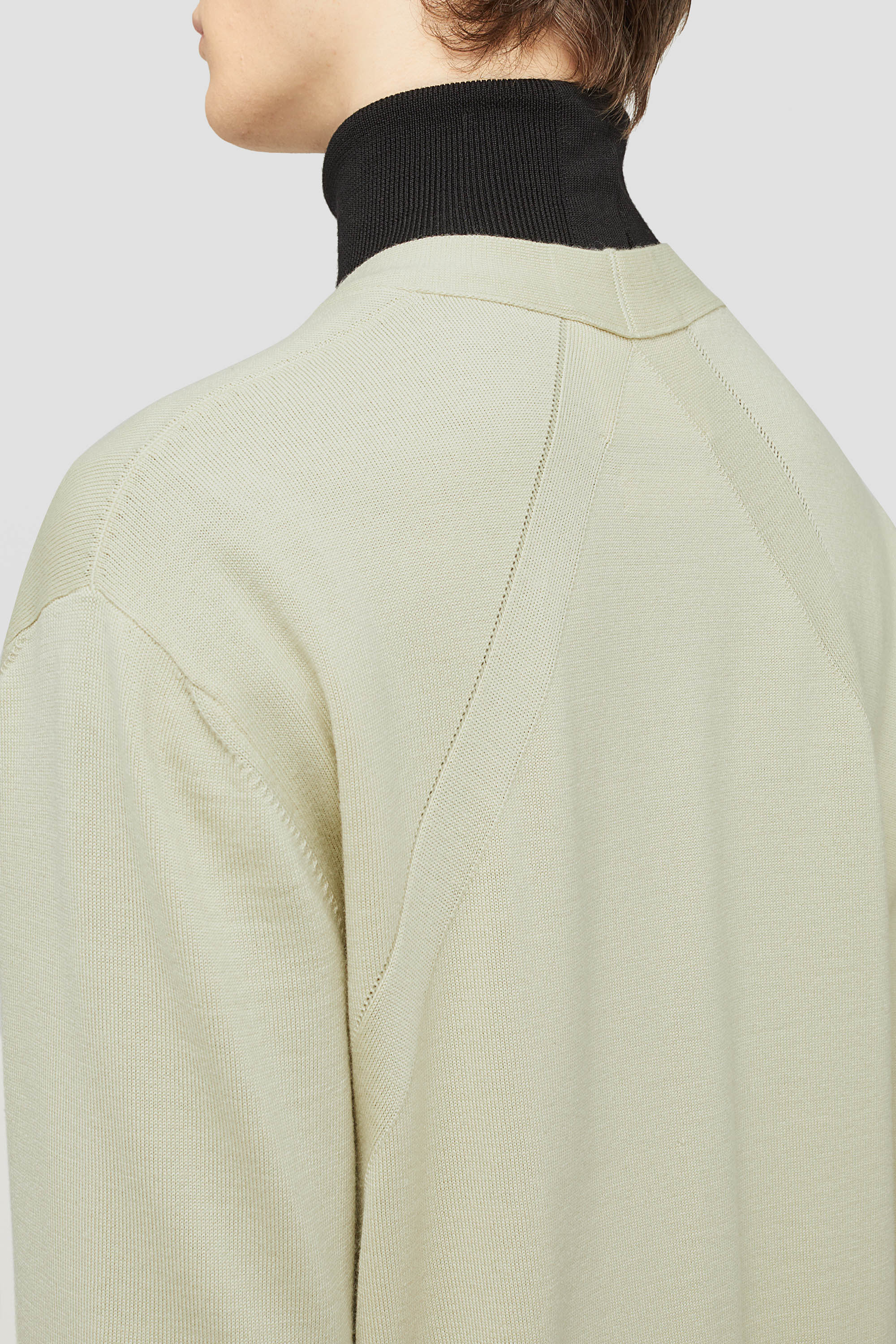 Wool V-Neck Cardigan - Cardigans - Image 4