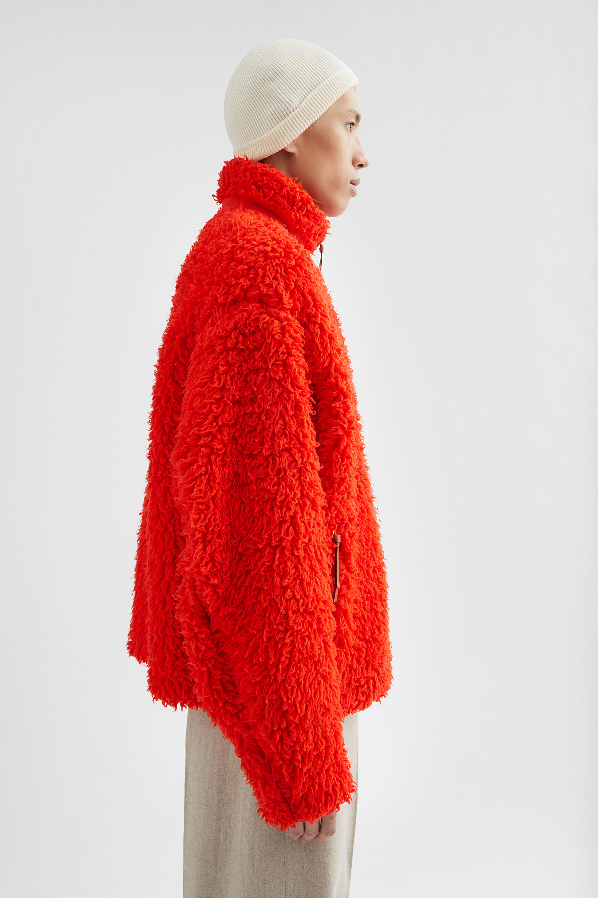 Cotton Fleece Zip-Up Jacket - Jackets - Image 2