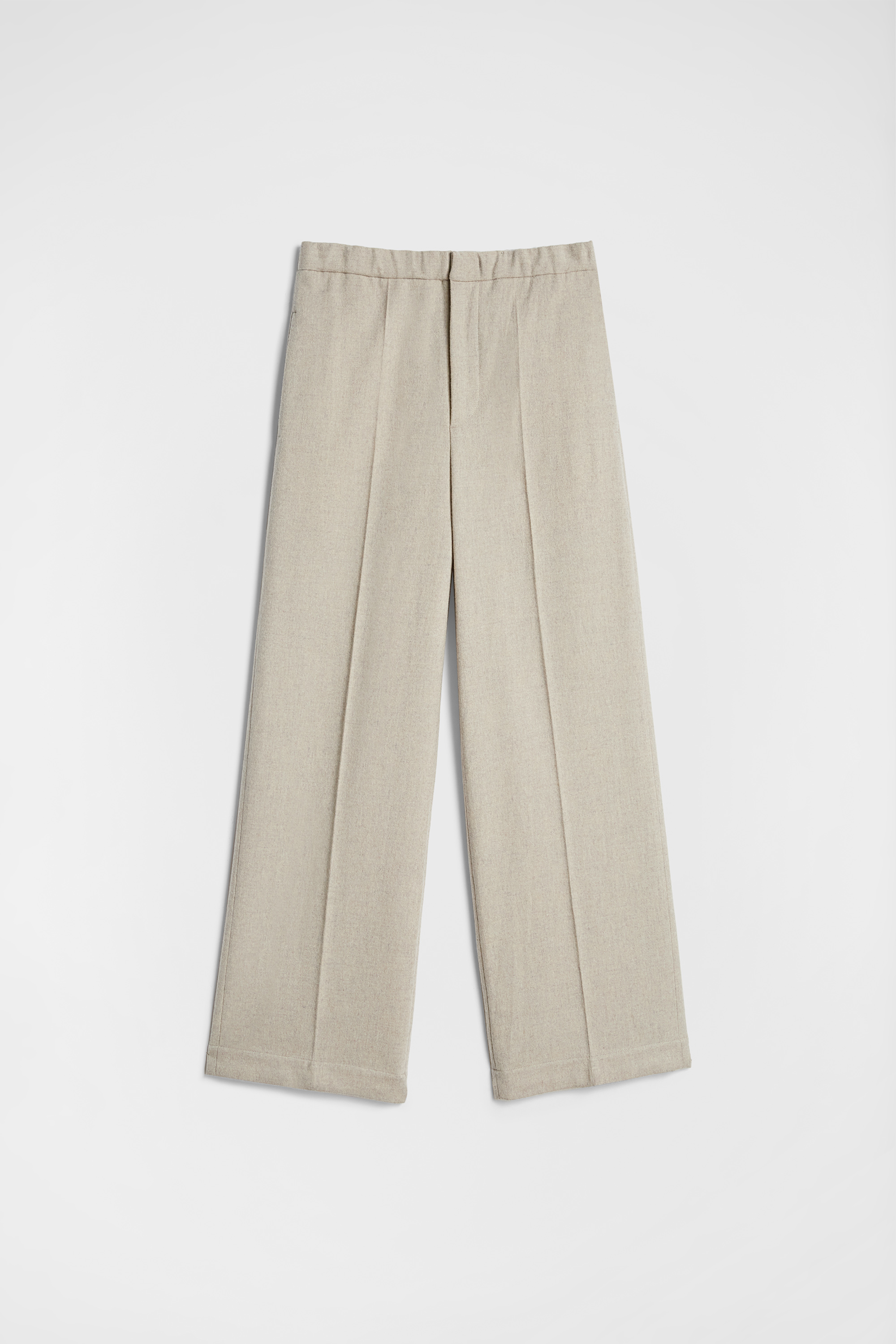 Wool Flannel Trousers - Trousers - Image 6
