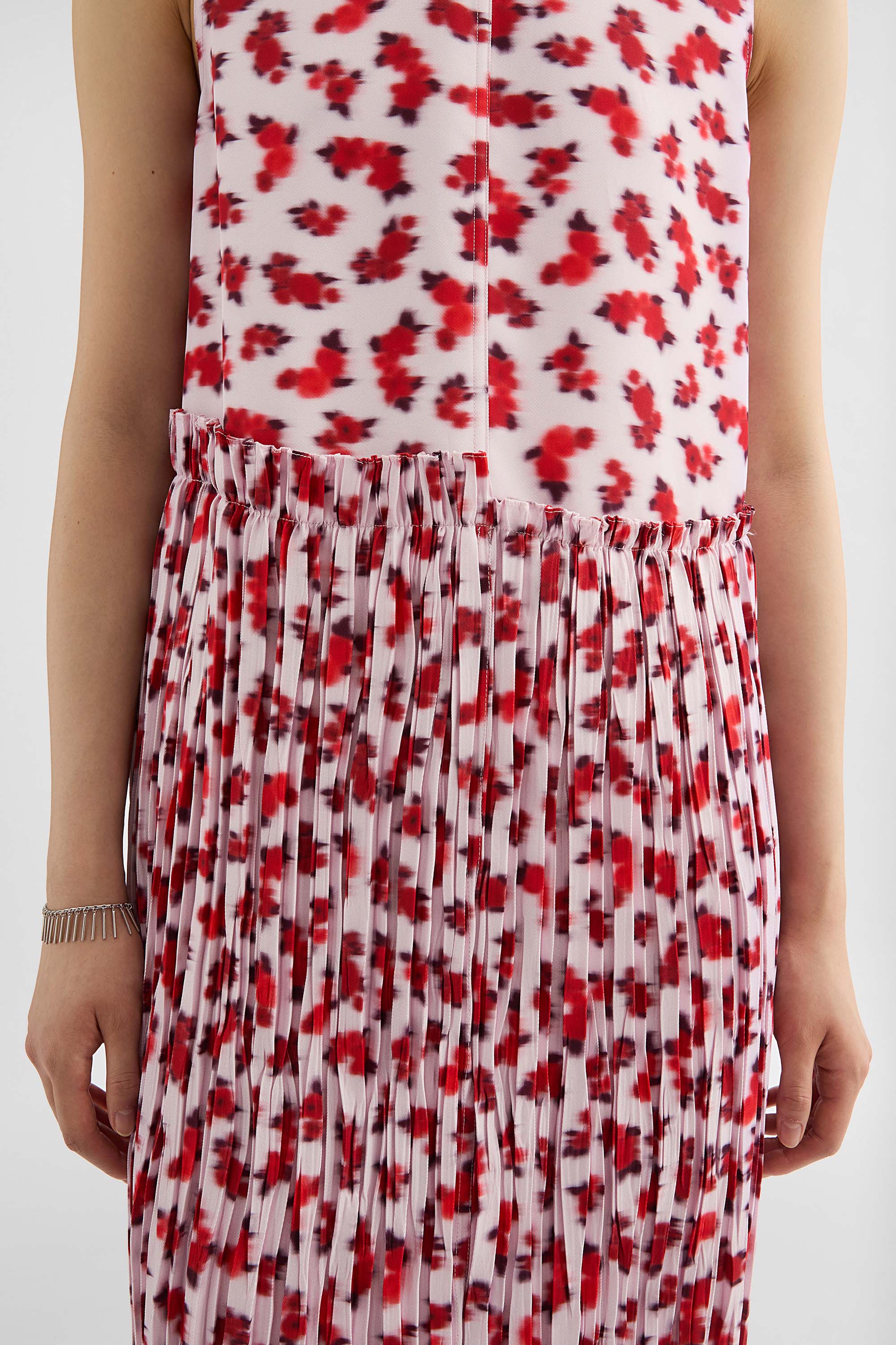 Fluid Viscose Printed Dress - Dresses - Image 3
