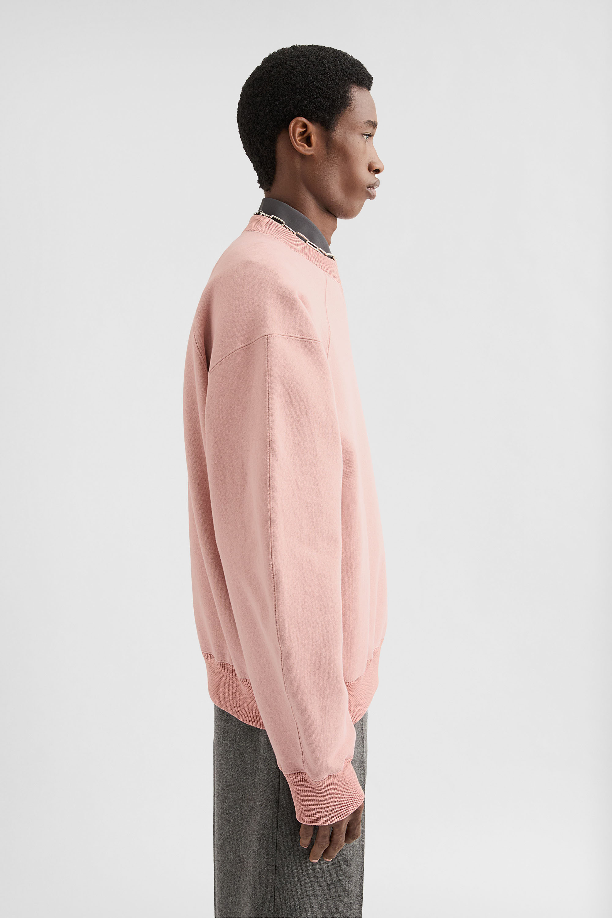 Cotton Terry Crew-Neck Sweatshirt - Sweatshirts - Image 2