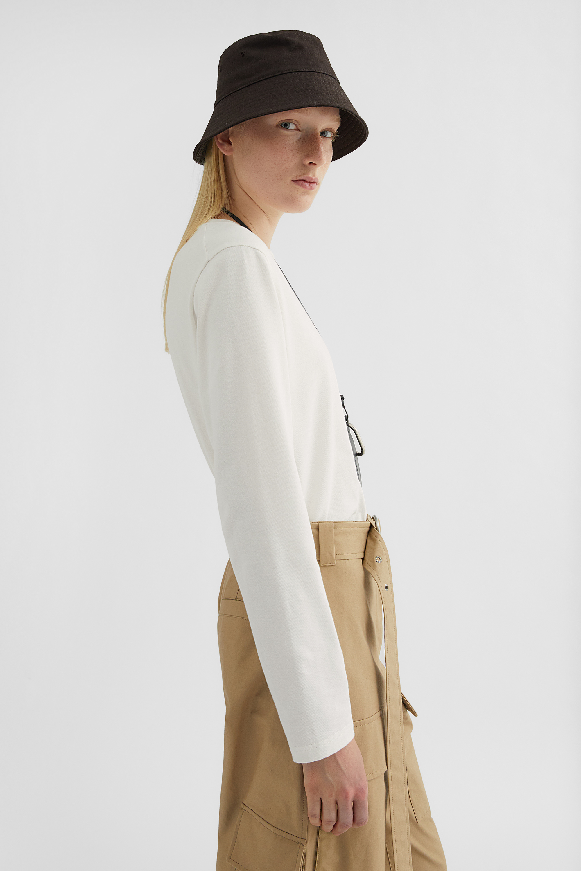 Cotton Crew-Neck T-Shirt - T-shirts - Image 2