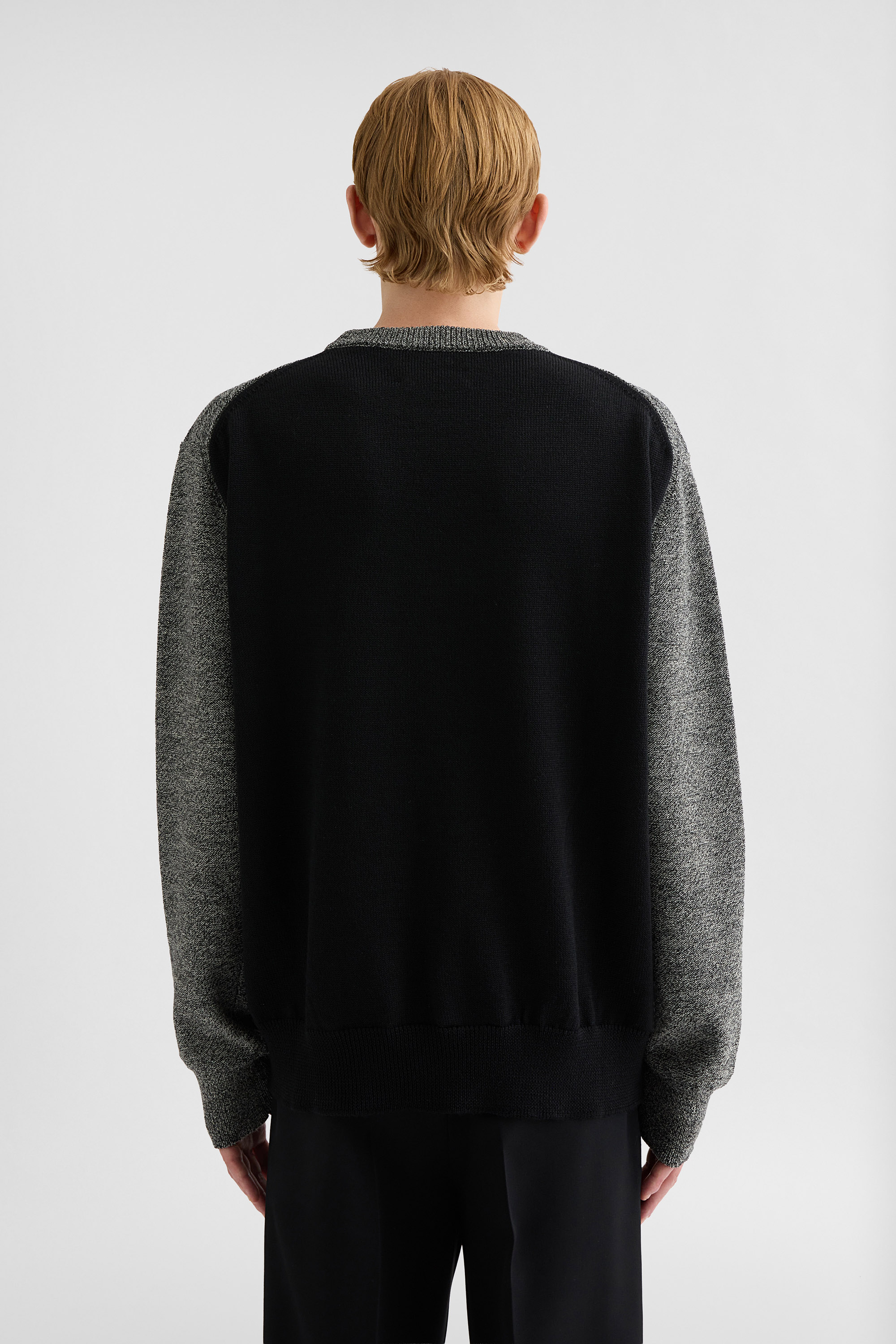 Wool Crew-Neck Sweater - Sweaters - Image 4