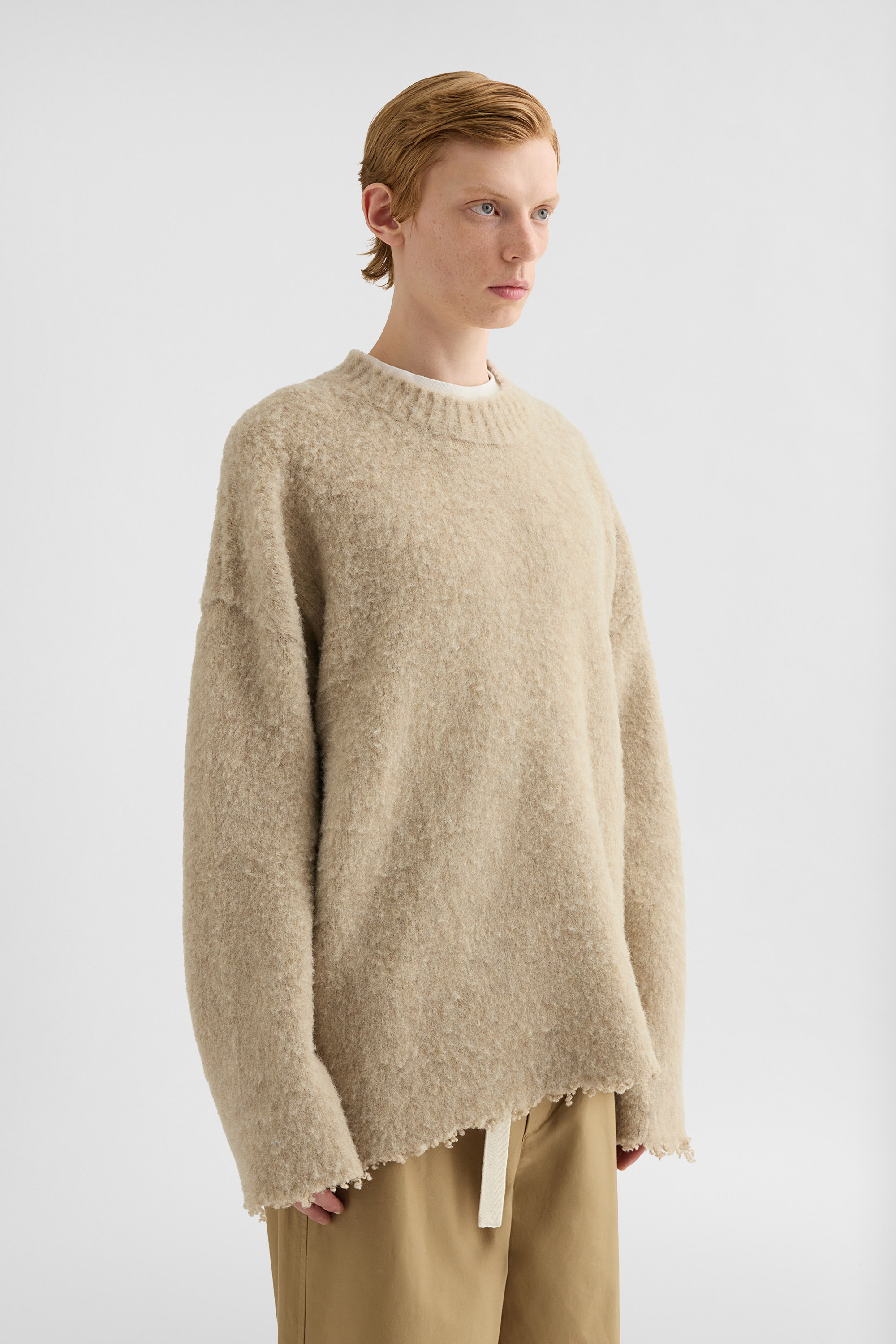 Wool Crew-Neck Sweater - Sweaters - Image 2