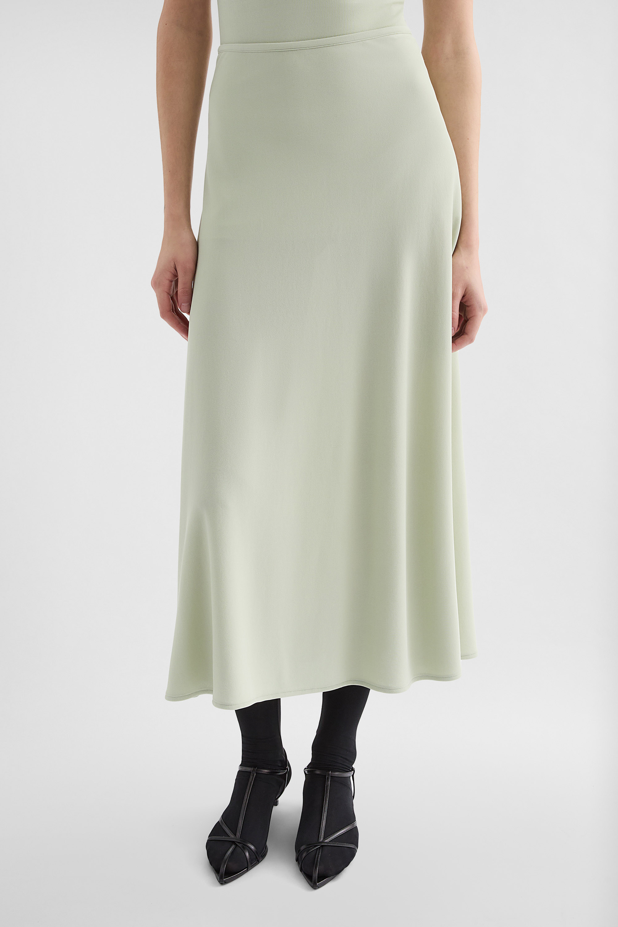Fluid Viscose Skirt - Skirts - Image 2