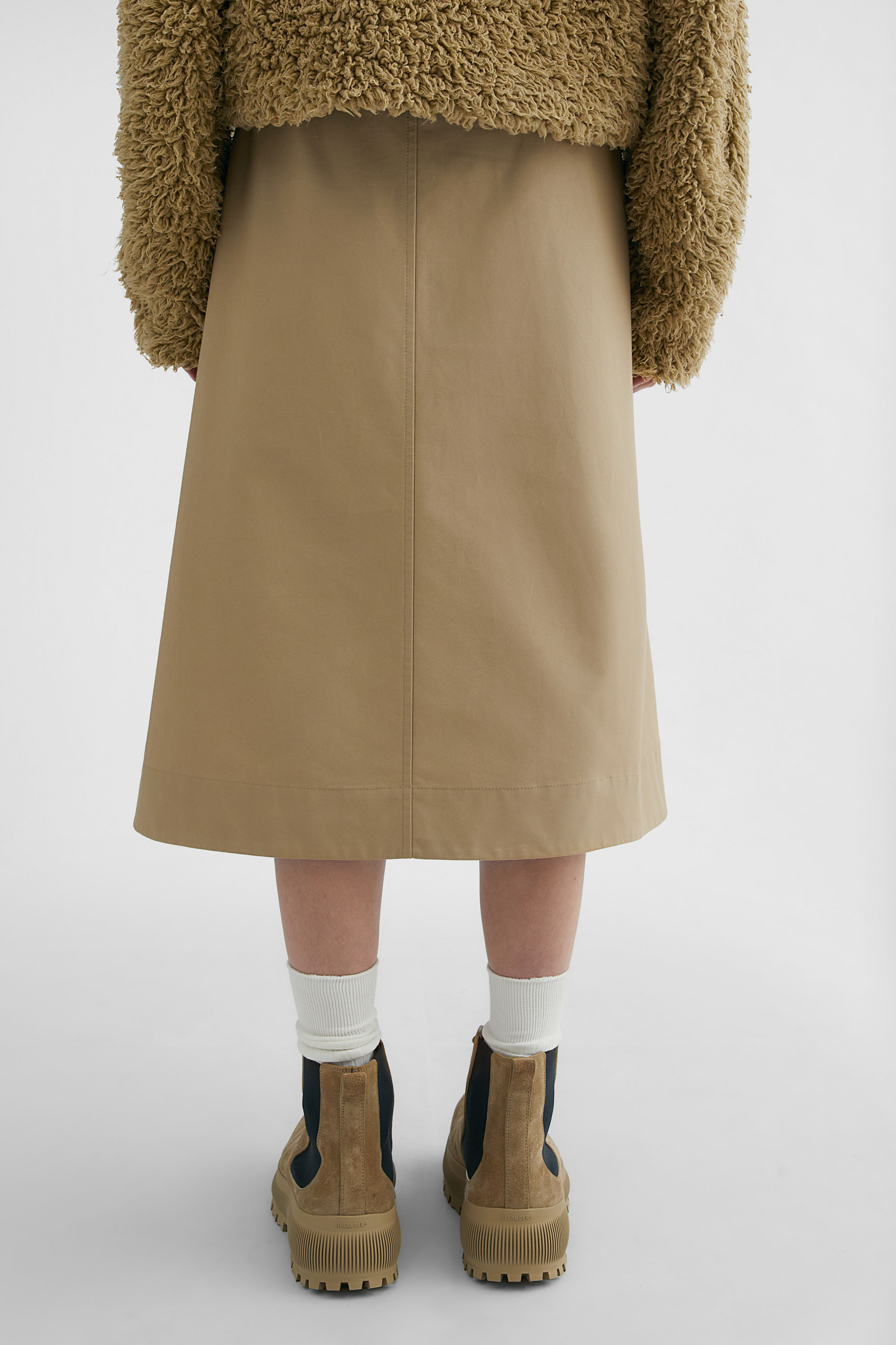 Cotton Wrap Skirt - Skirts - Image 4