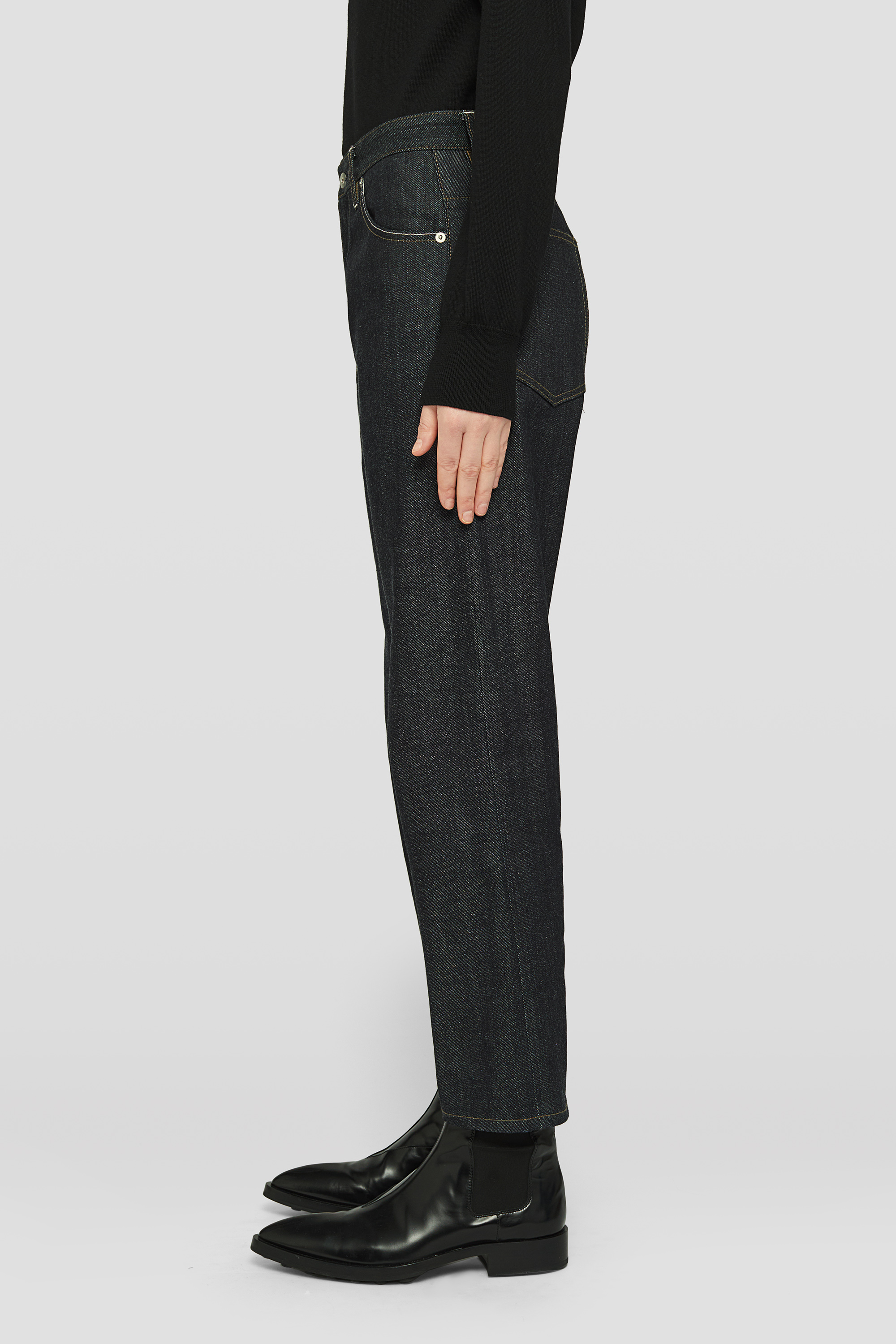 Twisted Denim Trousers - Trousers - Image 2