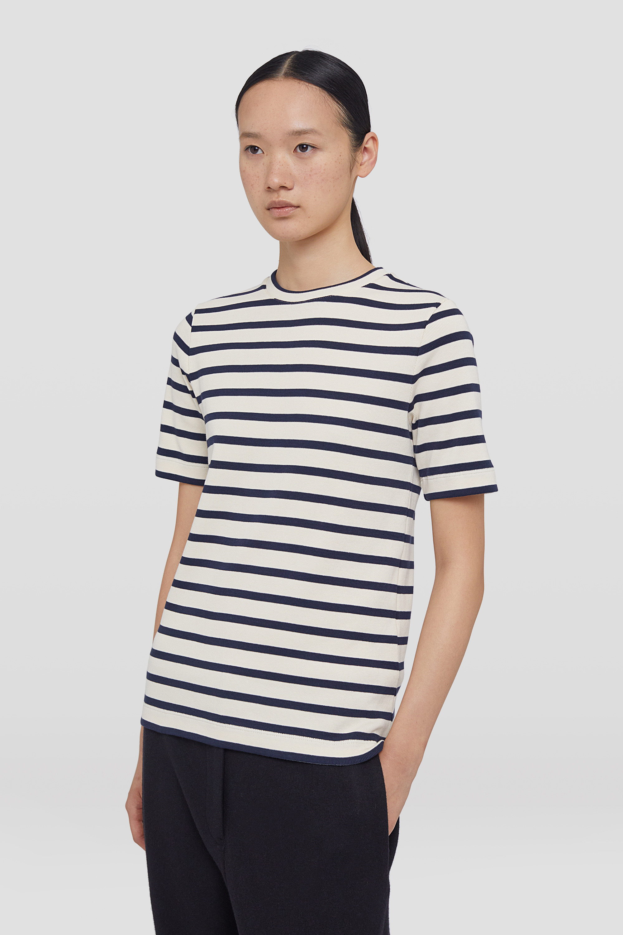 Cotton Crew-Neck T-Shirt - T-shirts - Image 5