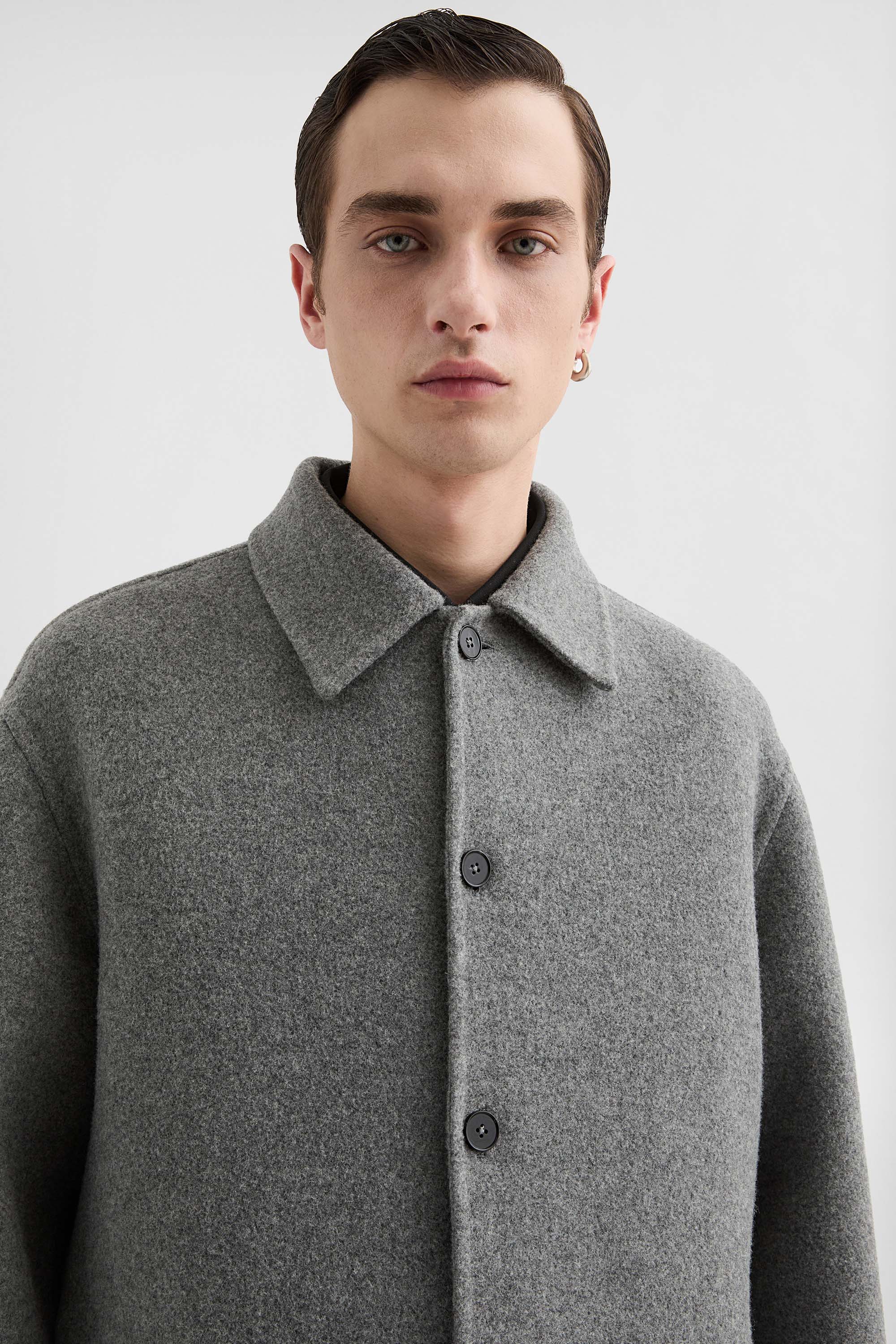 Wool Overshirt - Jackets - Image 3