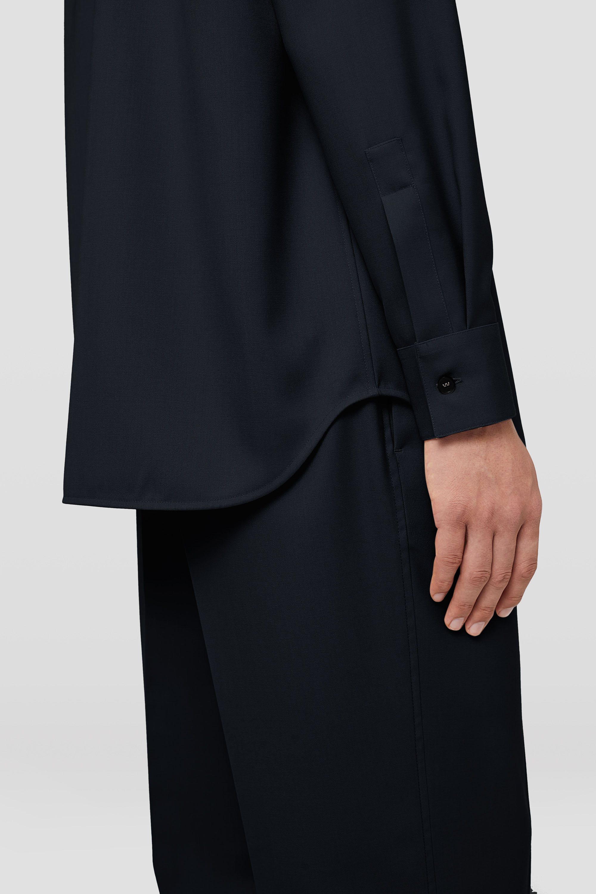 Lightweight Wool Gabardine Shirt - Shirts - Image 4