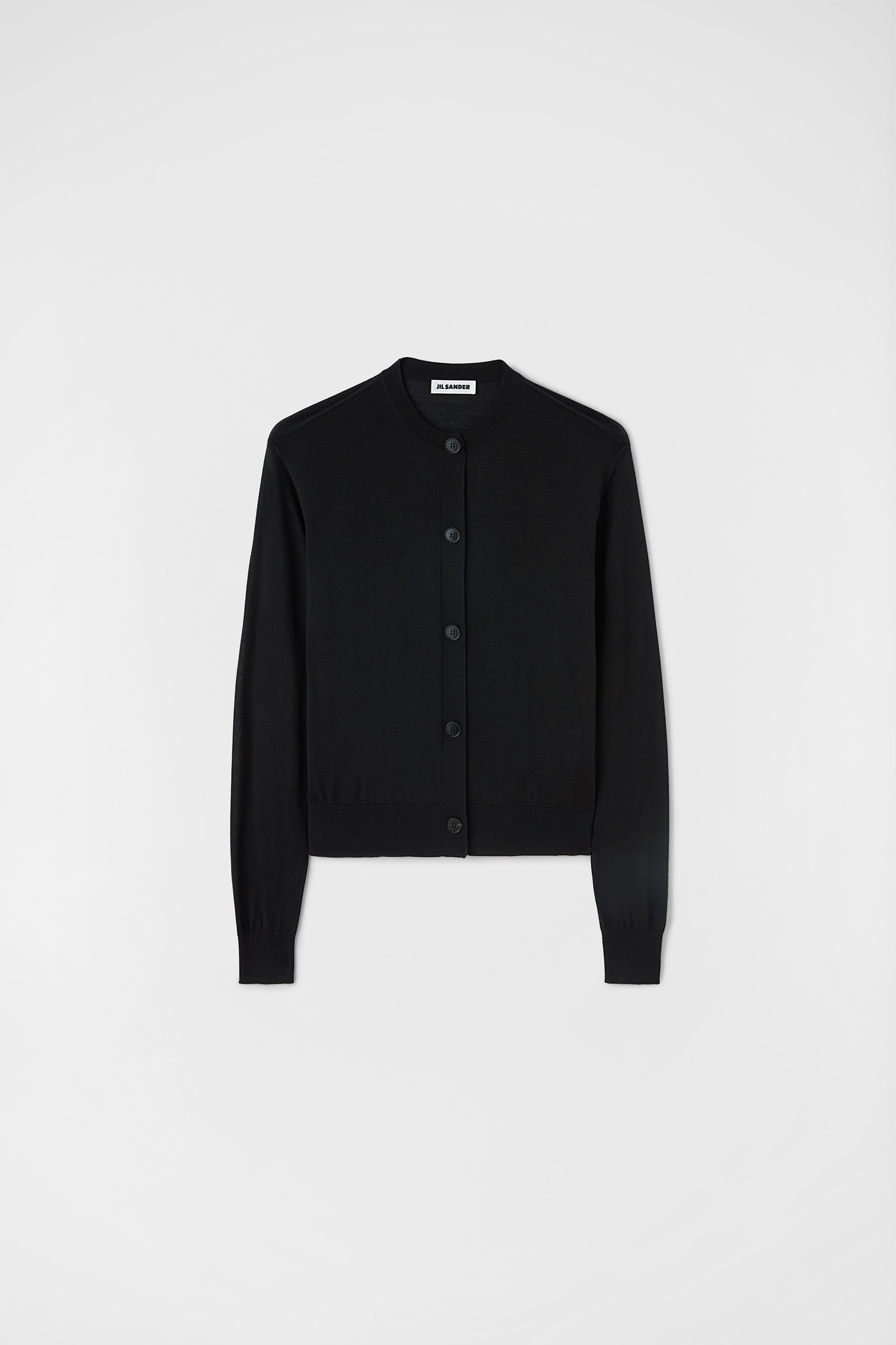 Cashmere Blend Crew-Neck Cardigan - Cardigans - Image 6