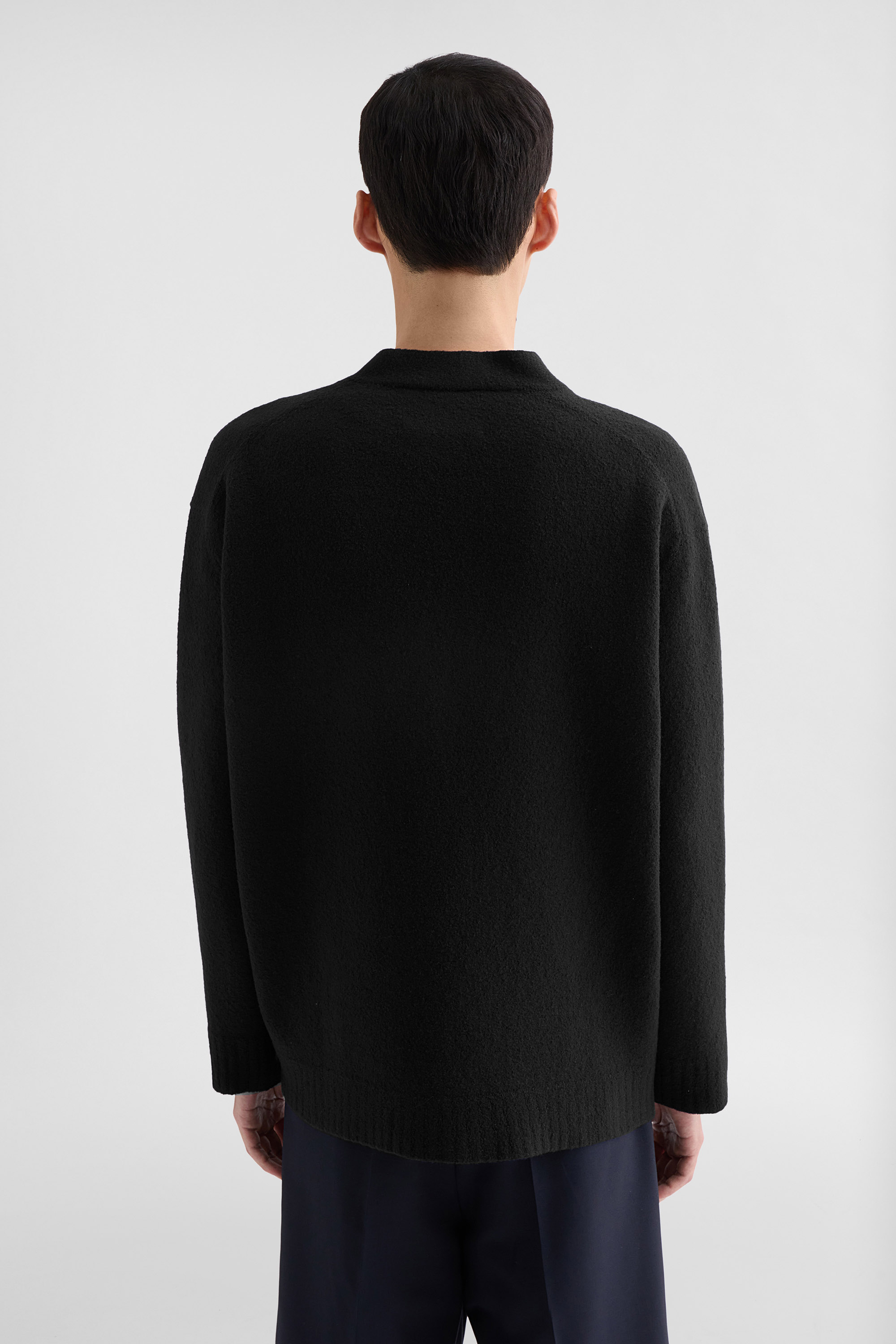 Wool V-Neck Cardigan - Cardigans - Image 4