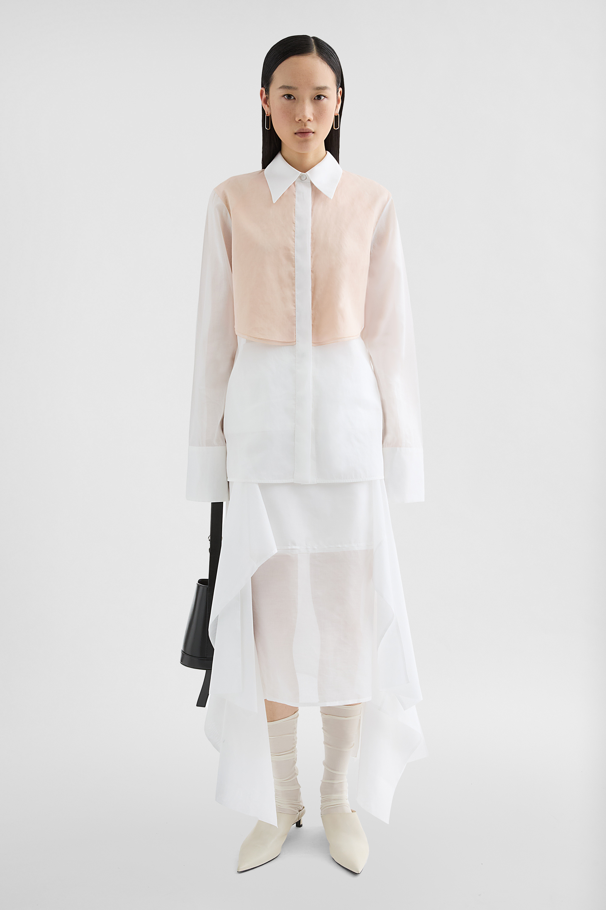 Cotton Muslin Panelled Skirt - Skirts - Image 1