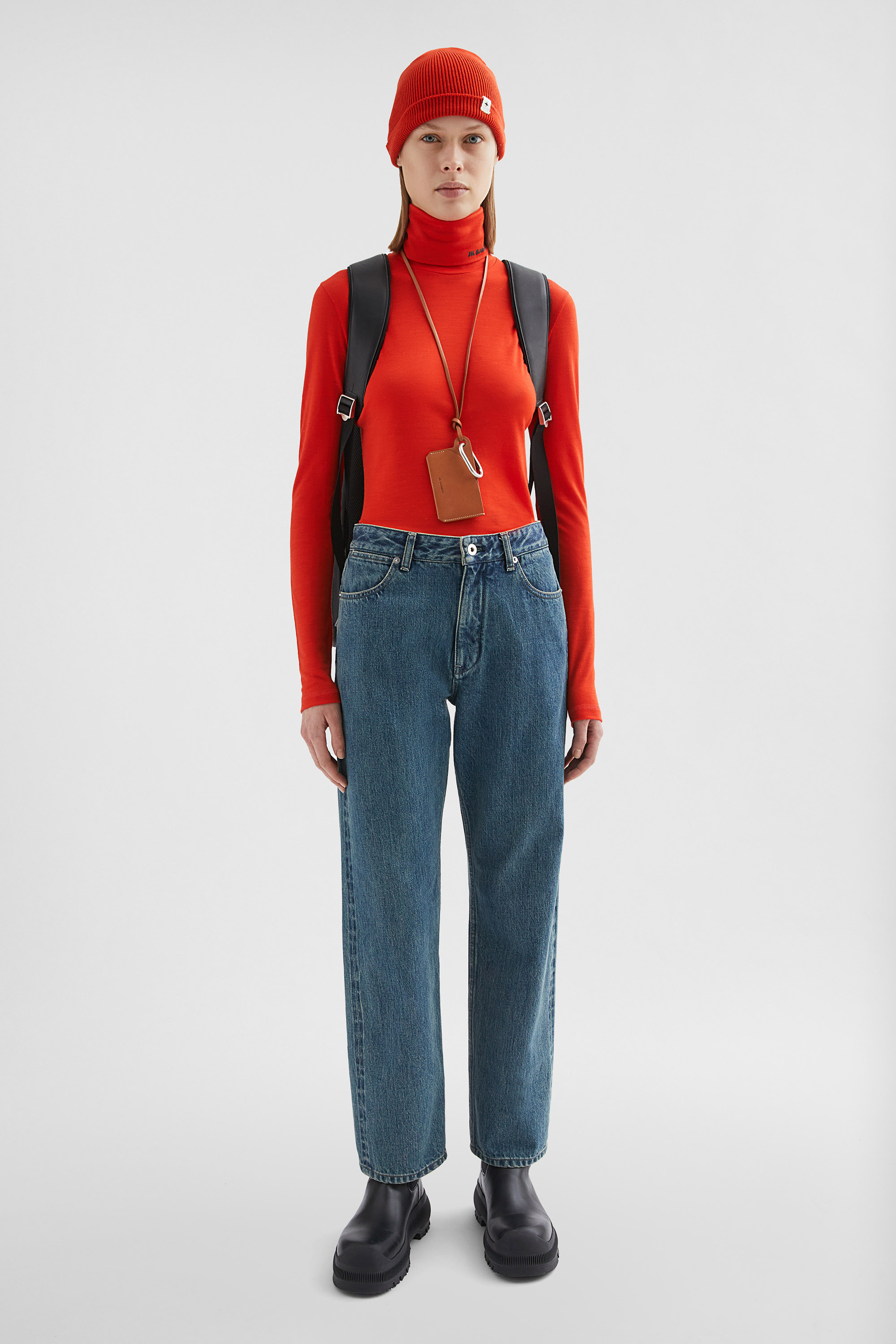 Slim Denim Trousers - Trousers - Image 1