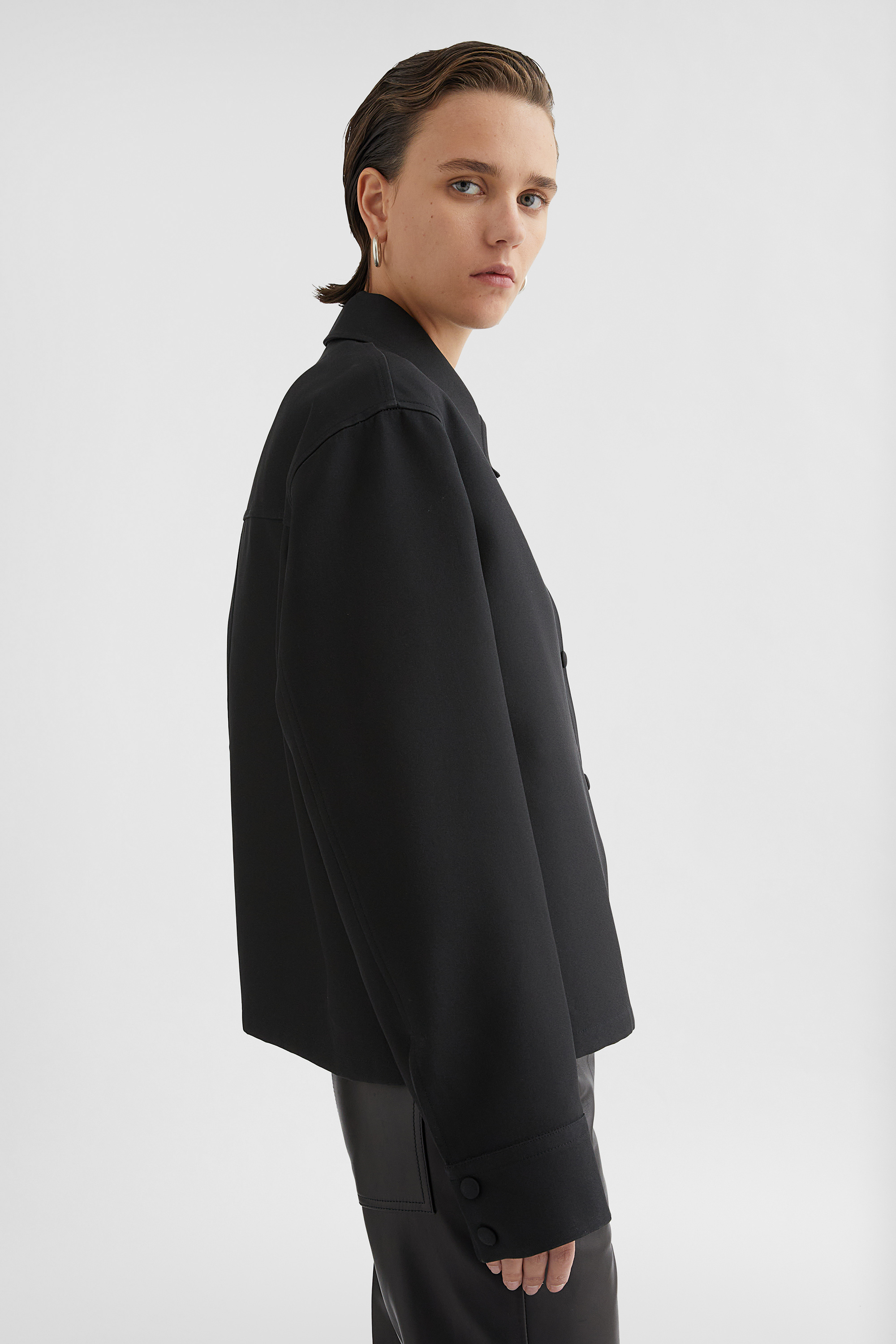 Technical  Gabardine Overshirt - Jackets - Image 2