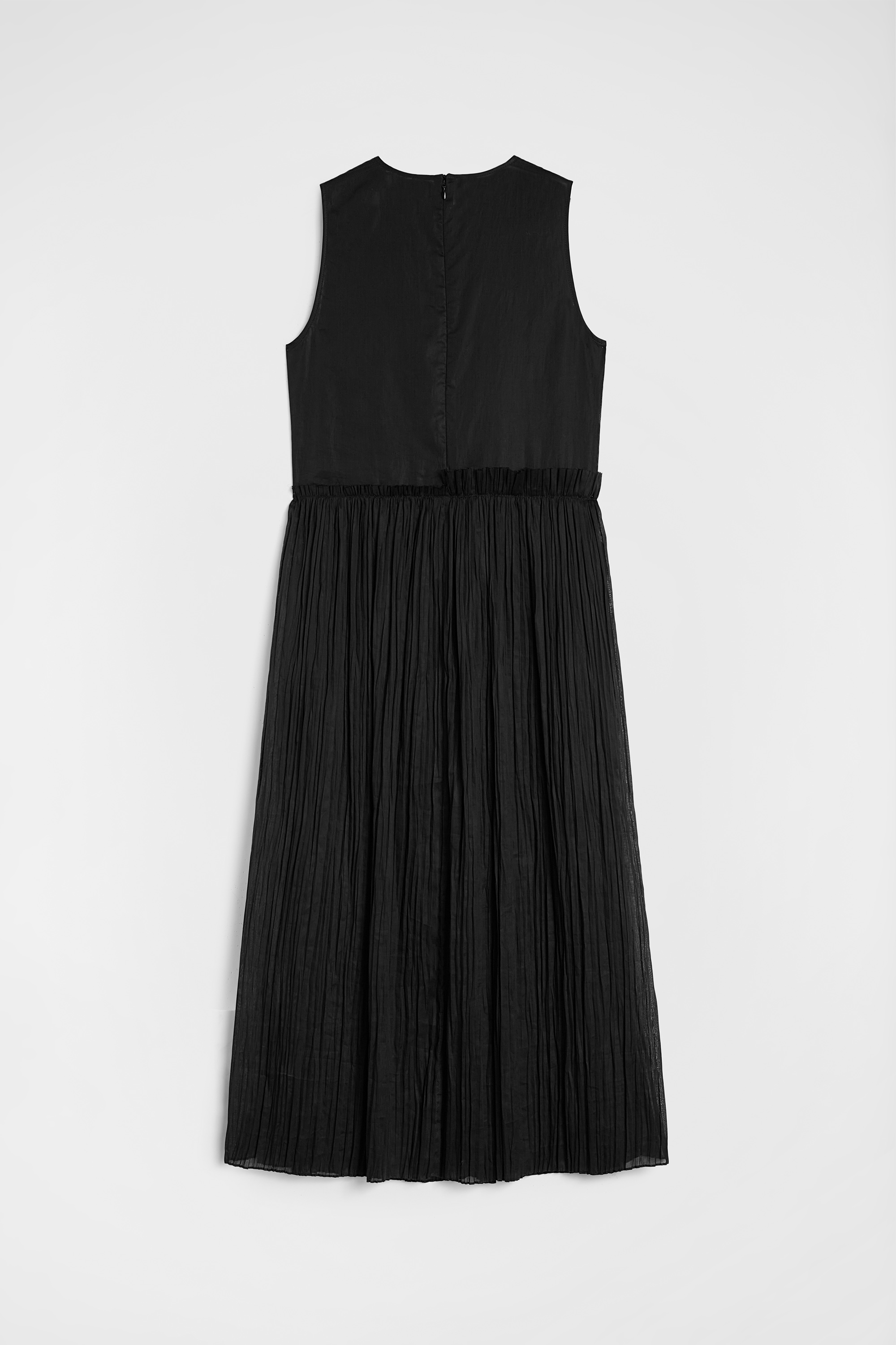 Cotton Muslin Pleated Dress - Dresses - Image 7
