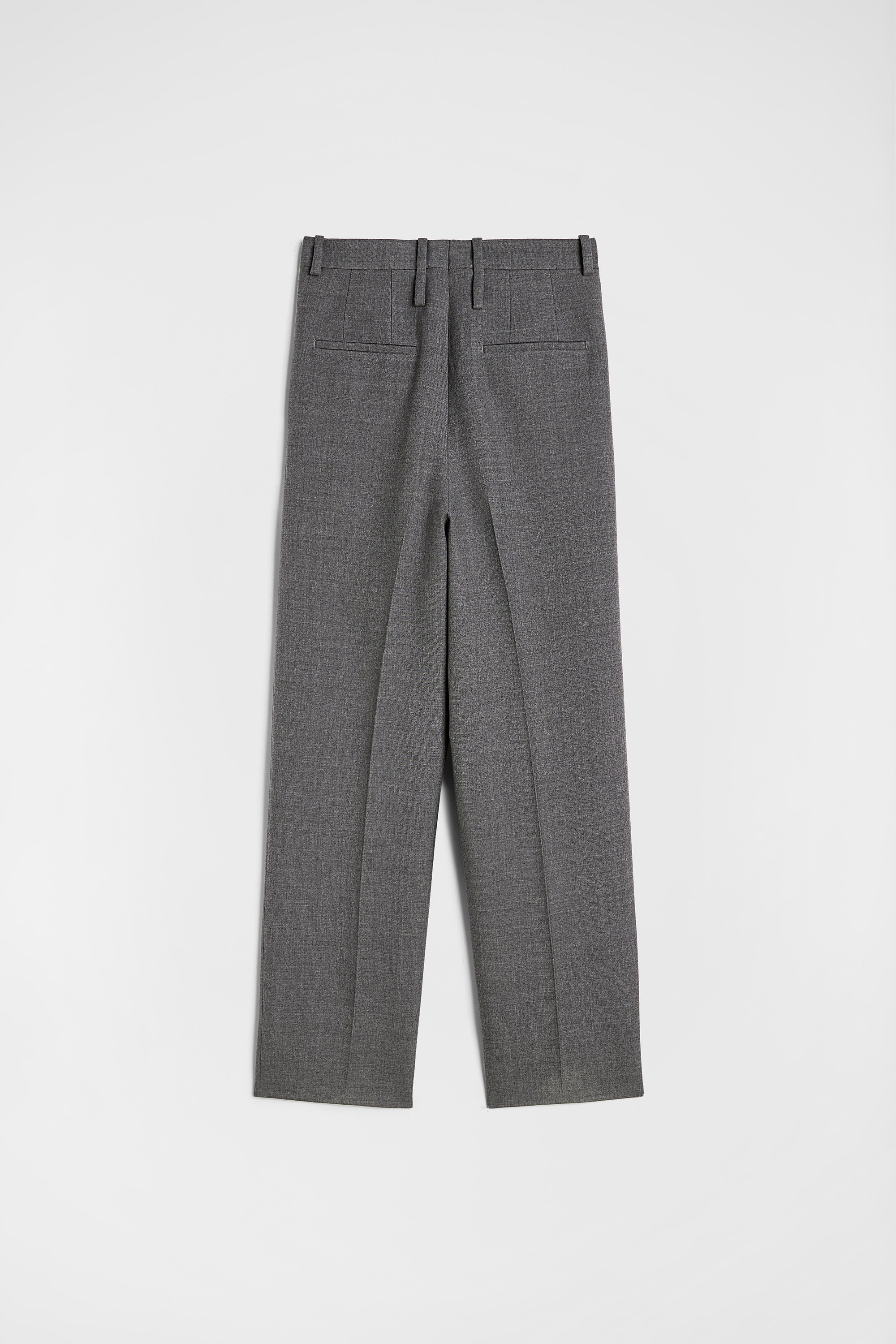 Wool Gabardine Trousers - Trousers - Image 8