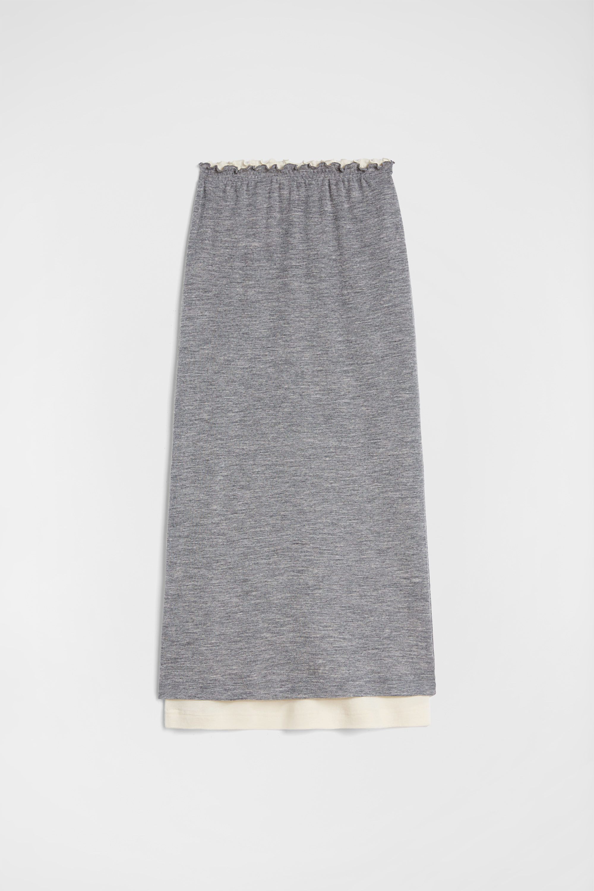 Lightweight Wool Layered Skirt - Skirts - Image 9