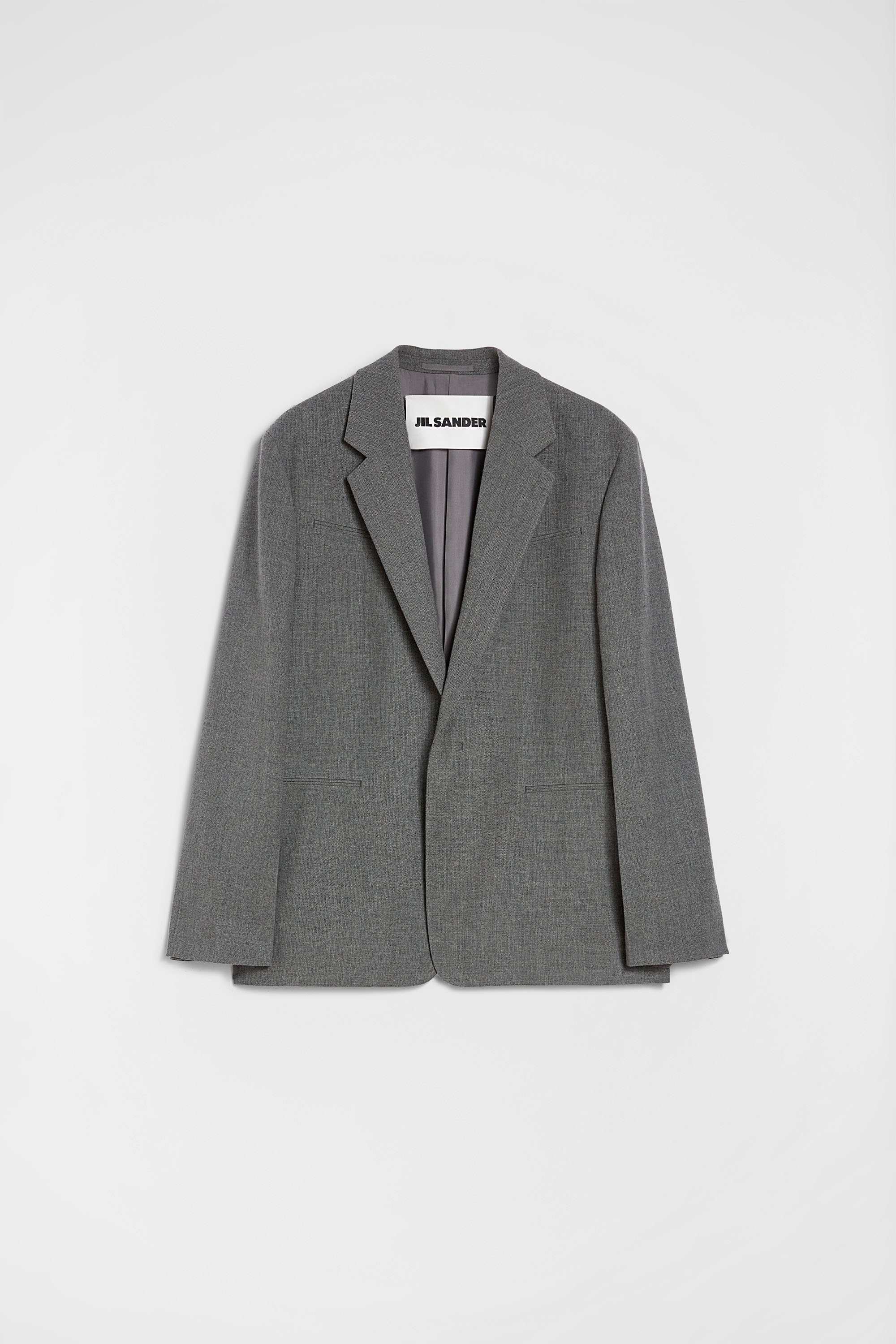 Wool Canvas Tailored Jacket - Jackets - Image 5