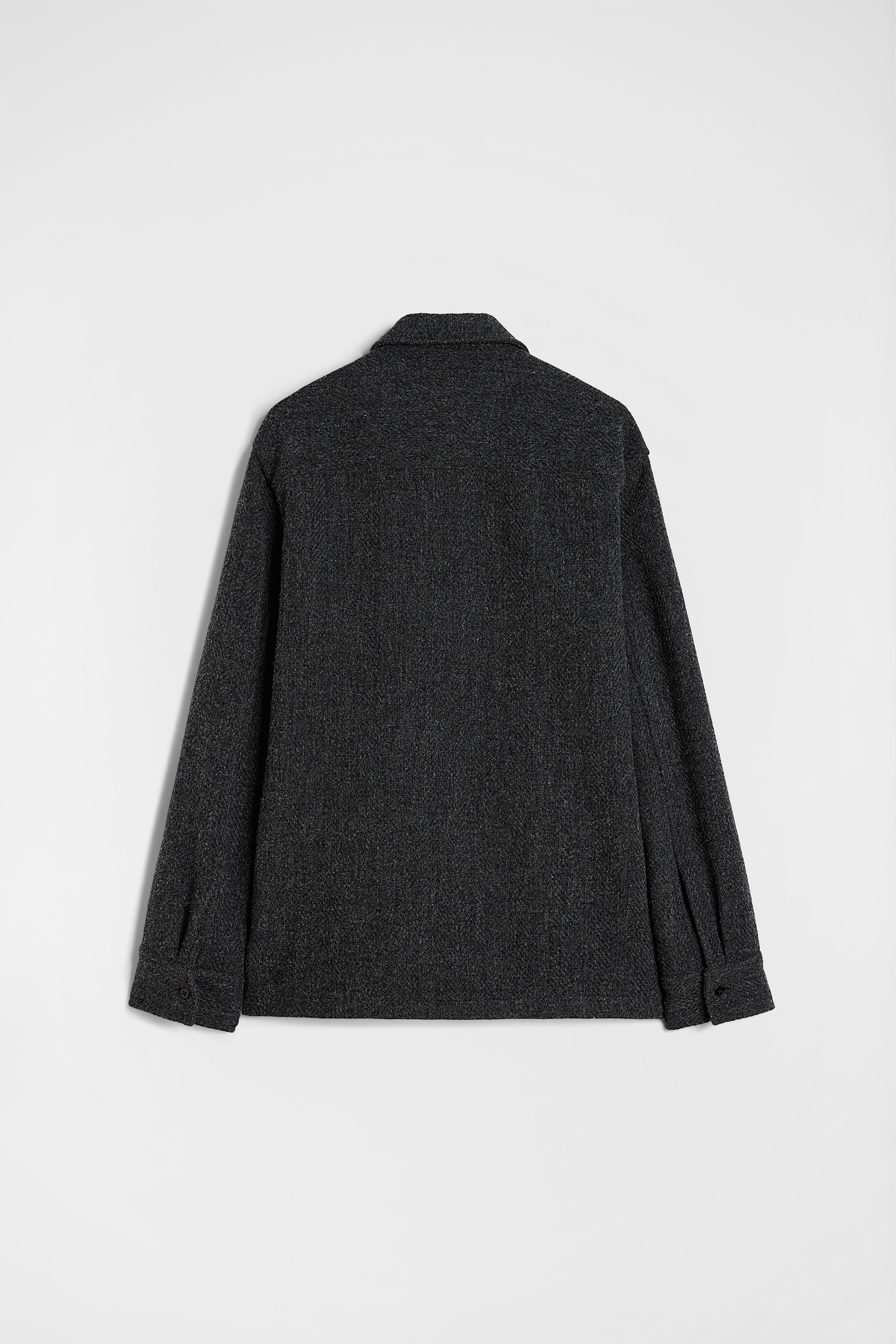 Hemdjacke aus Woll-Chevron - Jacken - Image 7