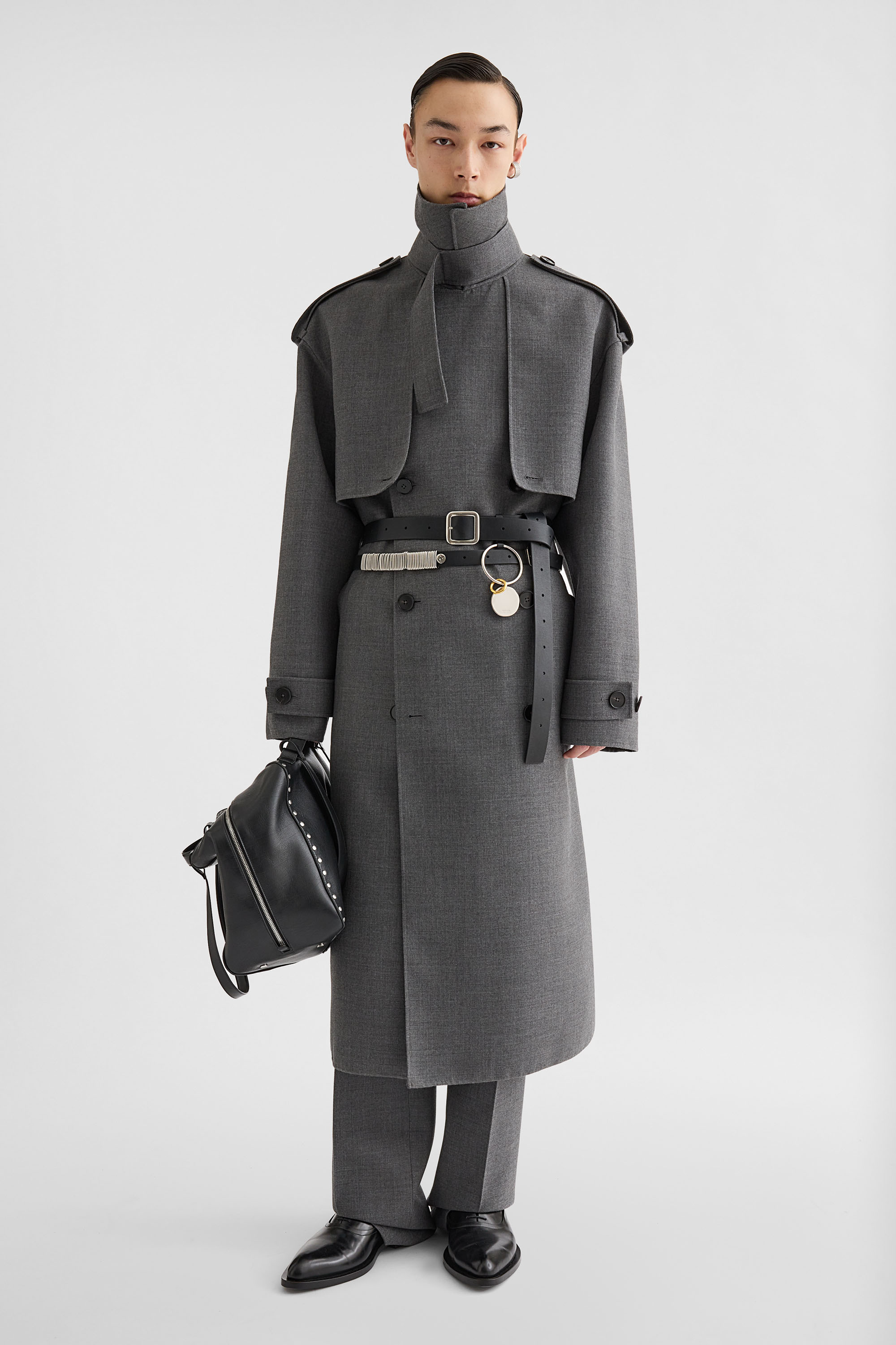 Trenchcoat aus Wollgabardine - Jacken - Image 1
