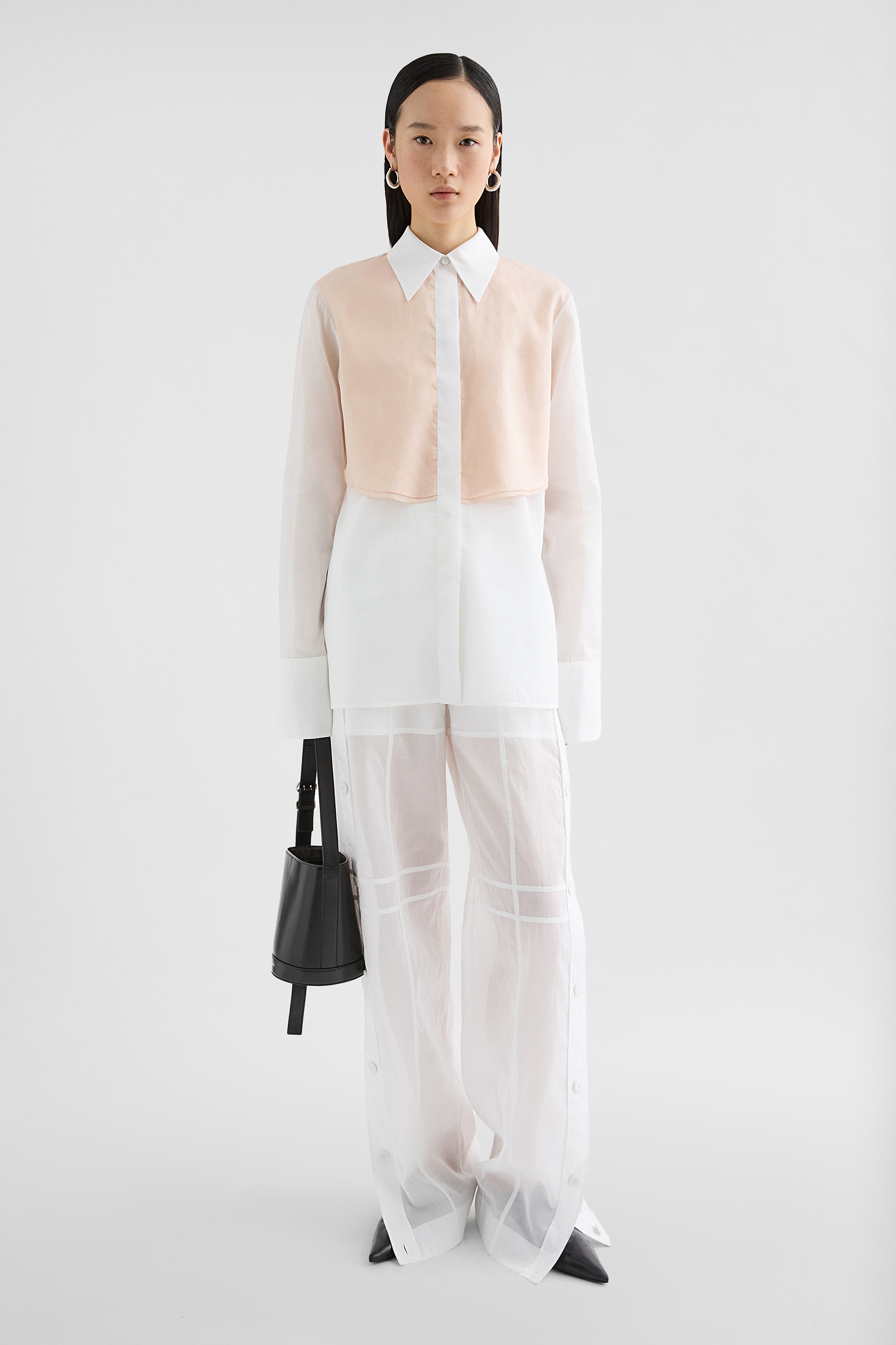 Cotton Muslin Trousers - Trousers - Image 1