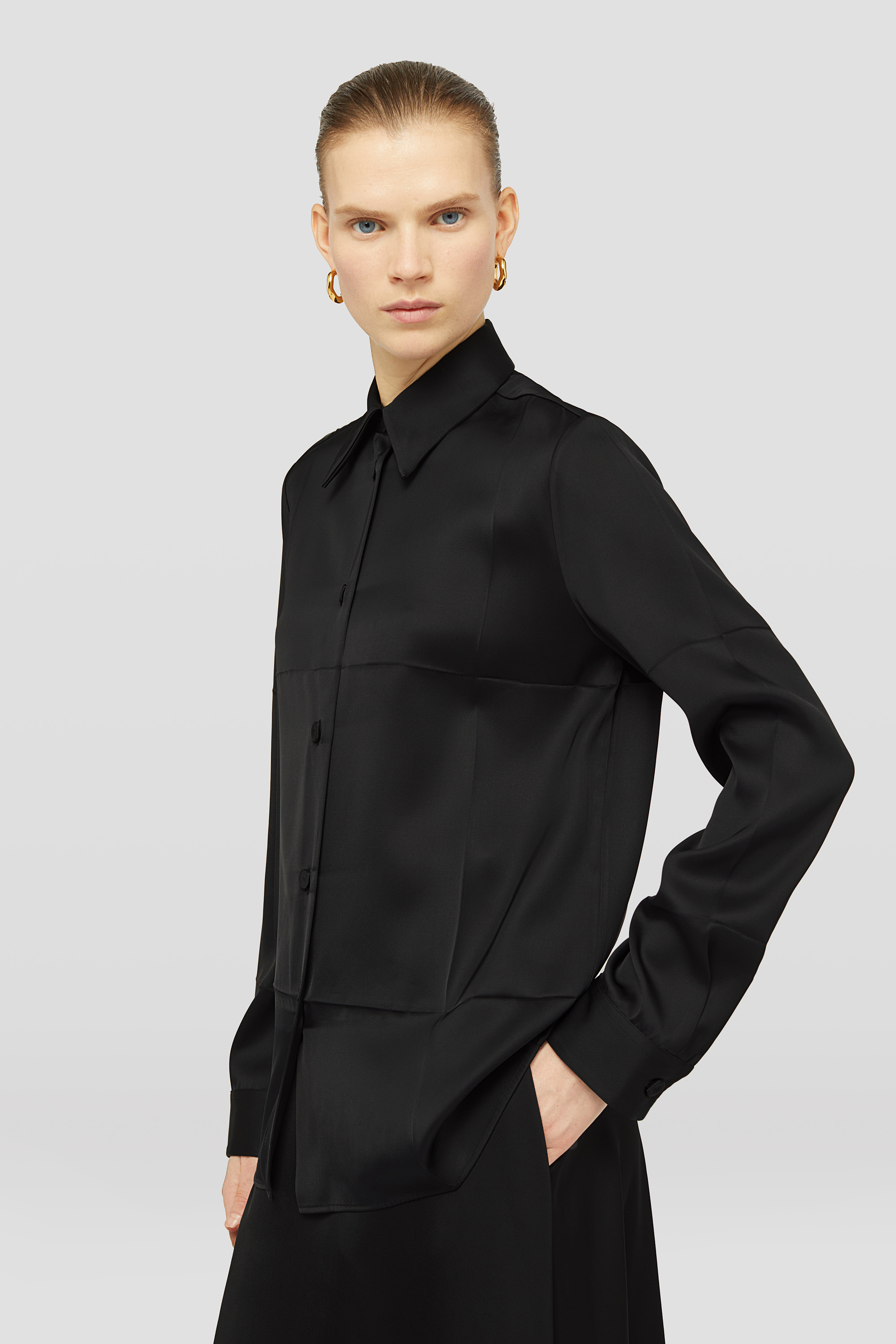 Silk Blend Shirt - Shirts - Image 4