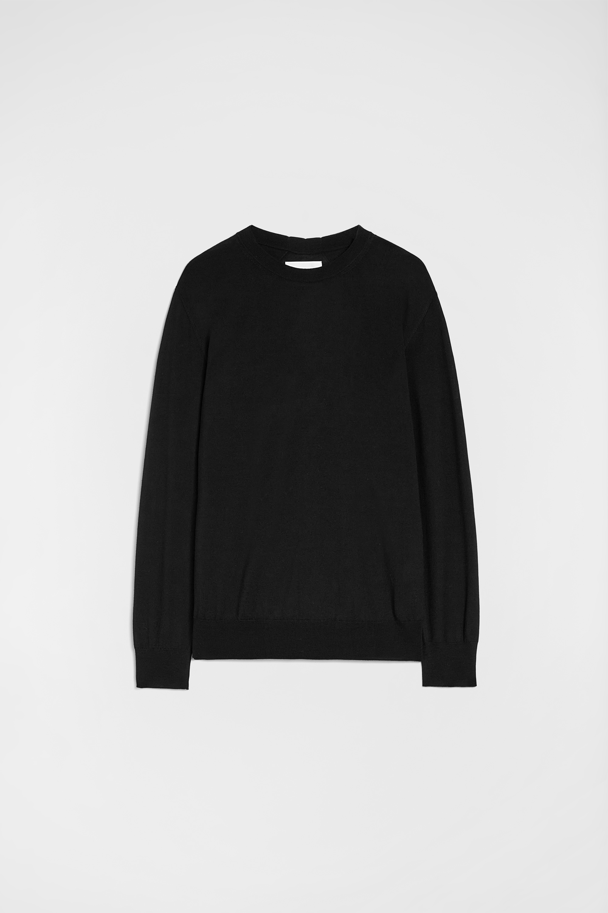 Lightweight Wool Crew-Neck Sweater - Sweaters - Image 5