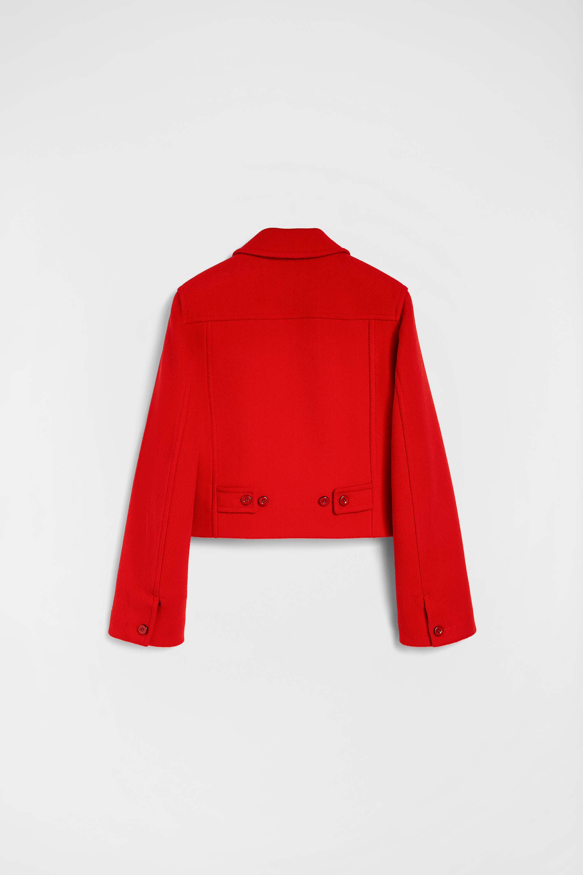 Veste en laine à chevrons - Vestes - Image 8