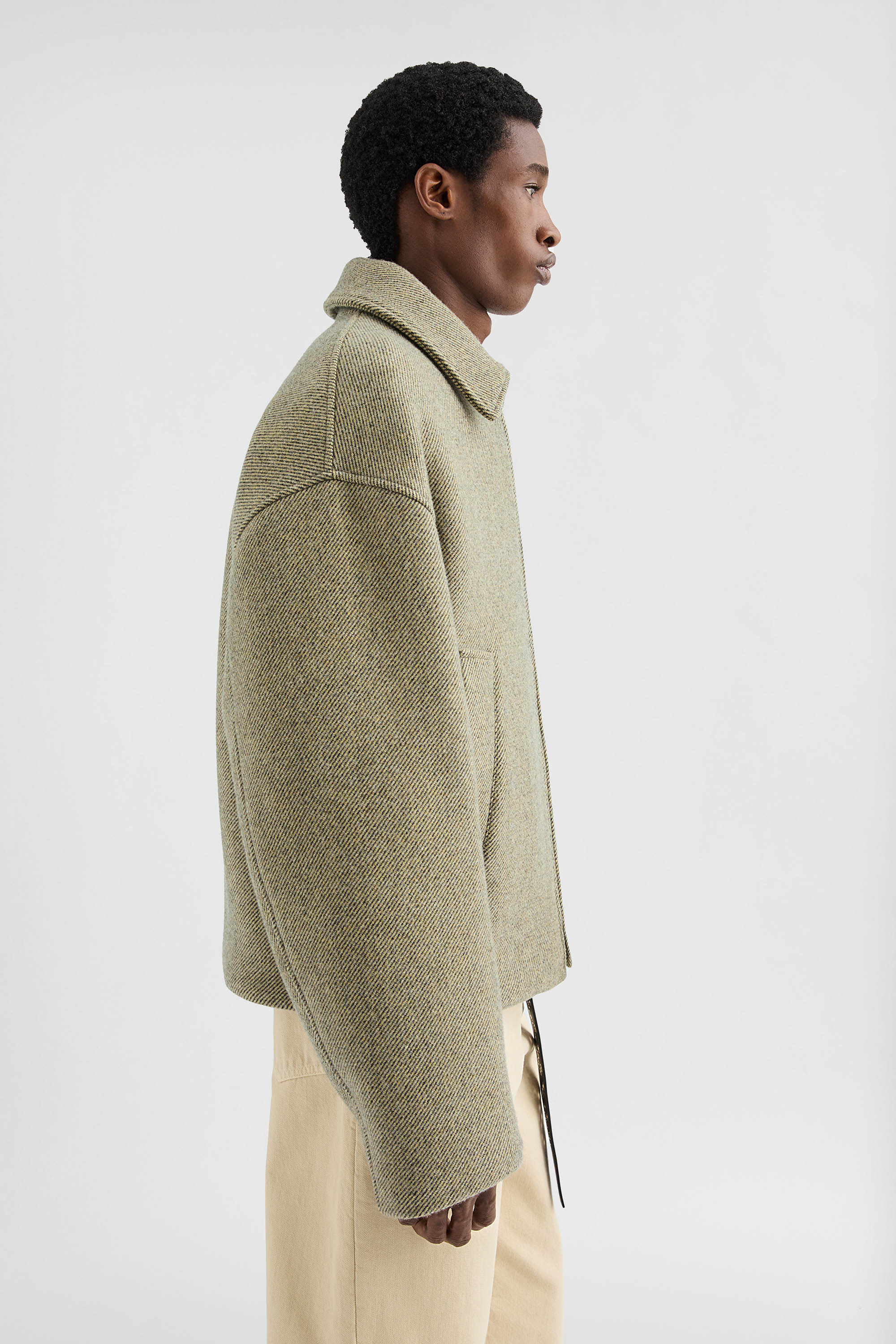 Wool Gabardine Padded Blouson - Jackets - Image 2