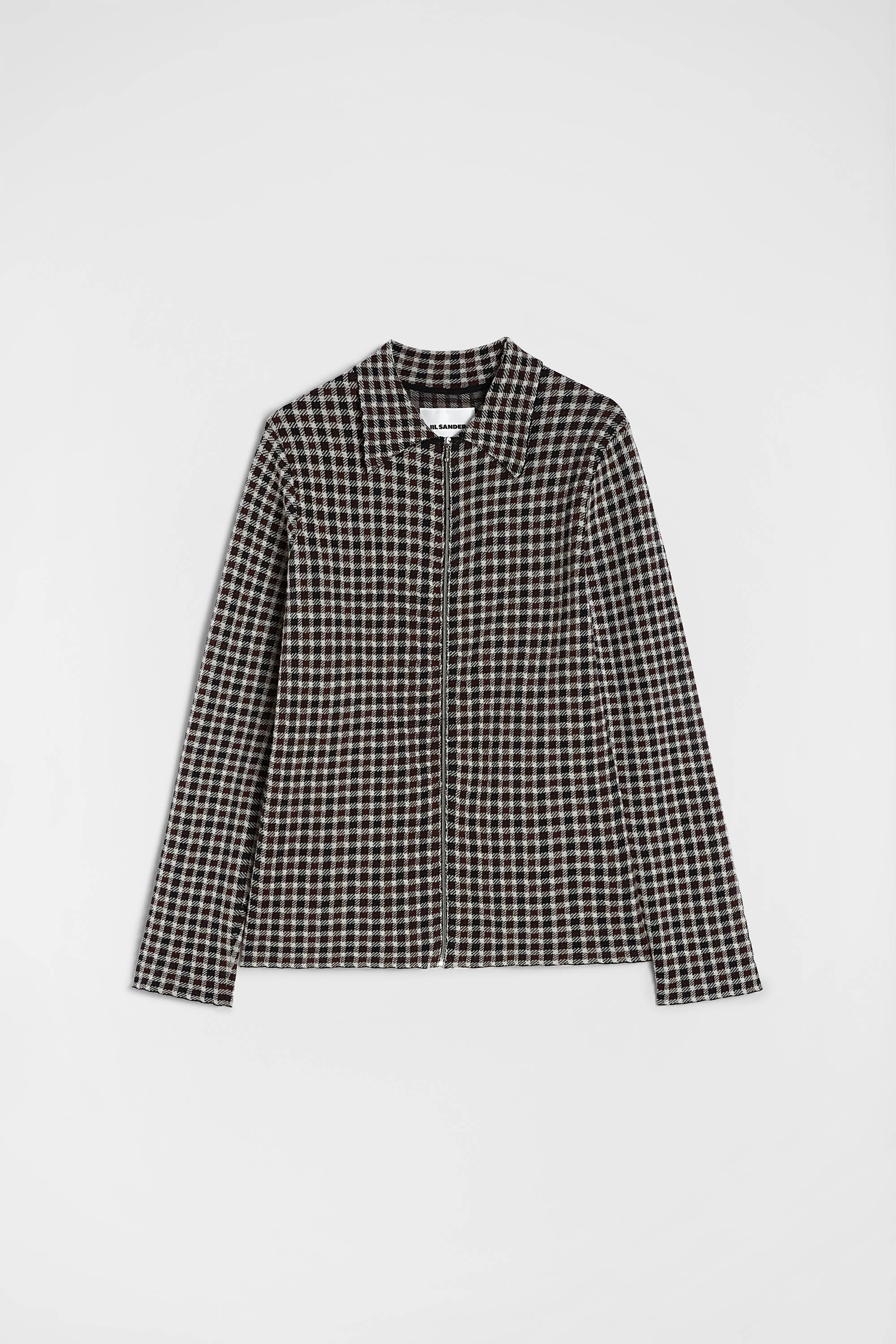 Wool Blend Zip-Up Shirt - Shirts - Image 5