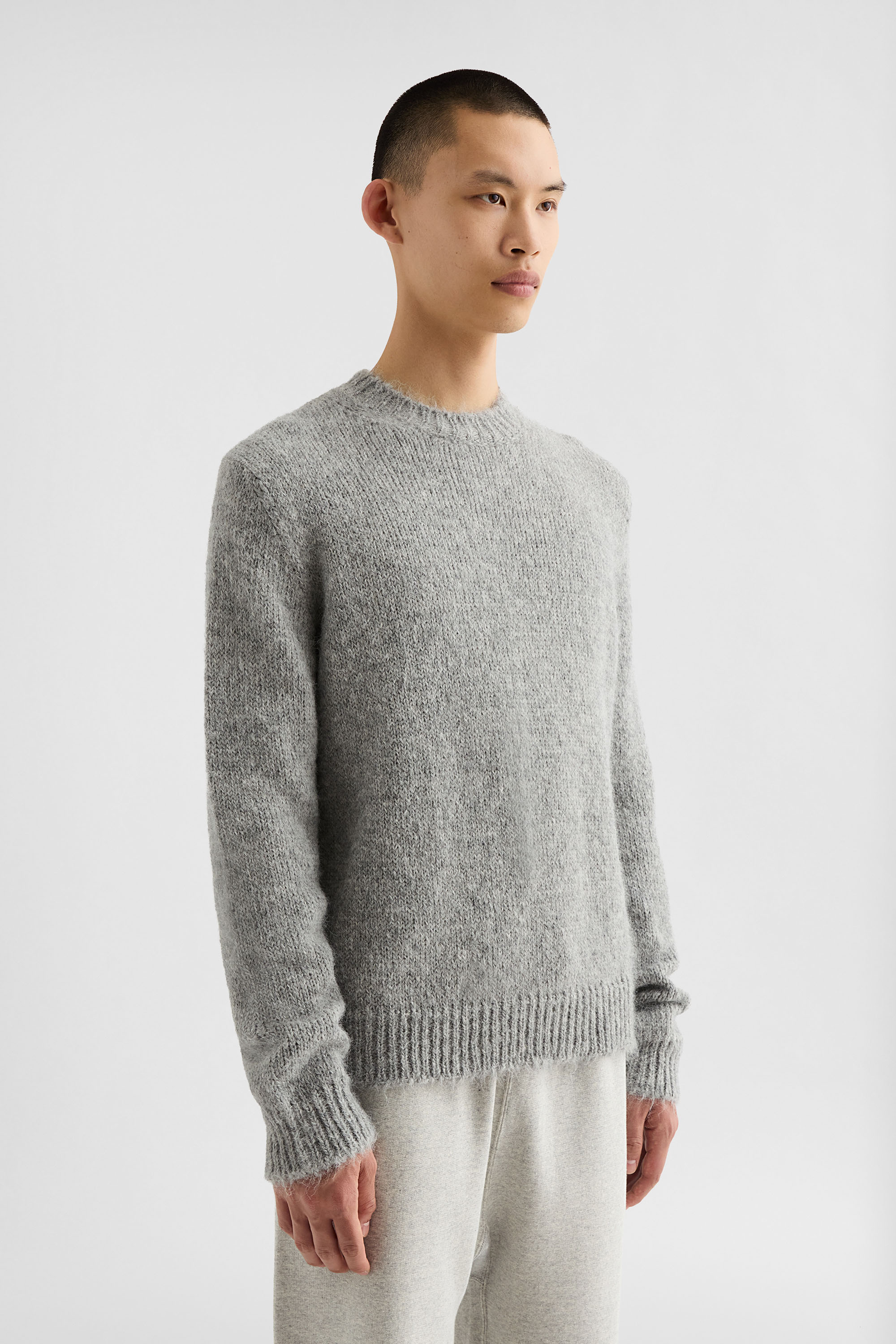 Midweight Wool Crew-Neck Sweater - Sweaters - Image 2