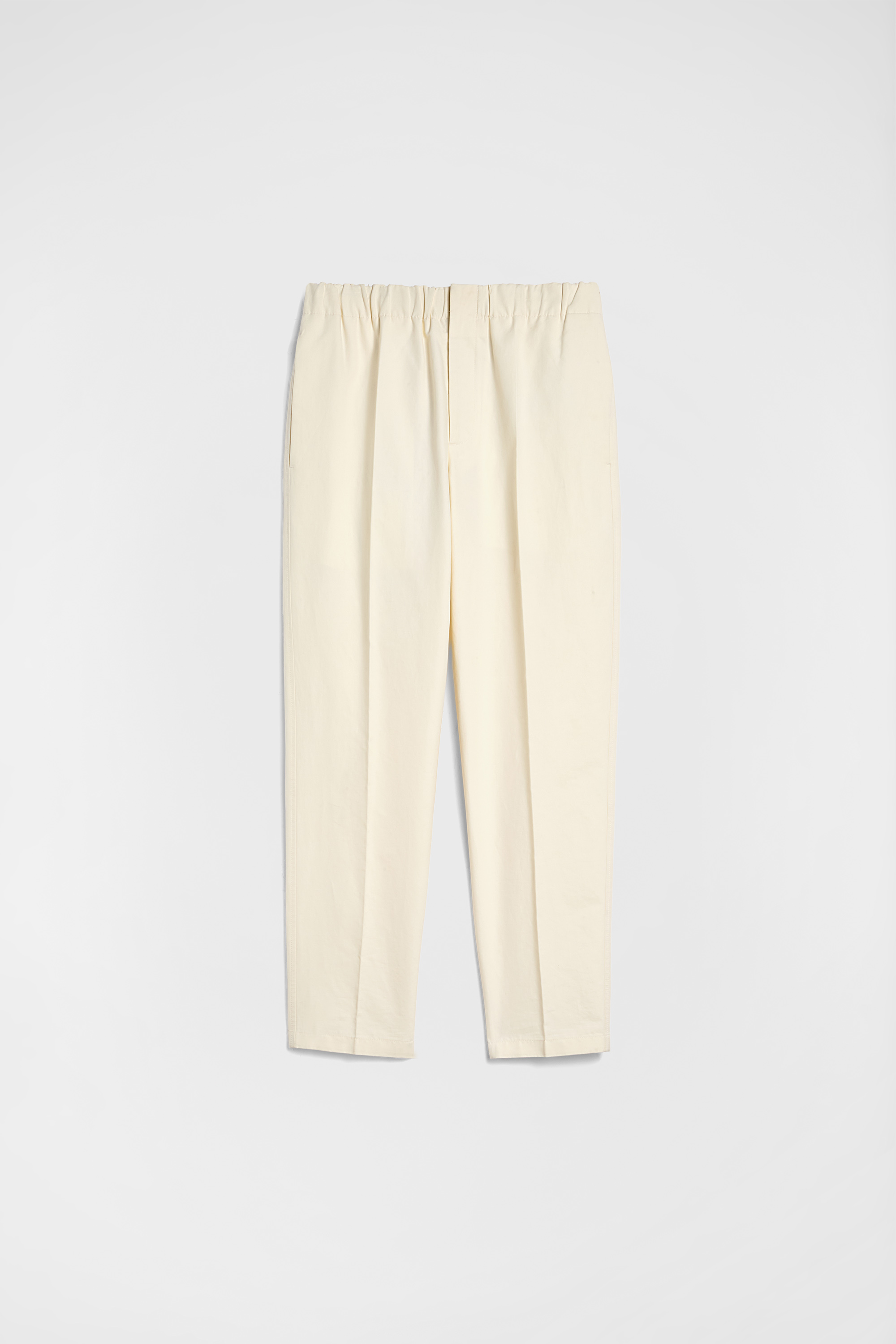 Lightweight Cotton Tapered Trousers - Trousers - Image 6