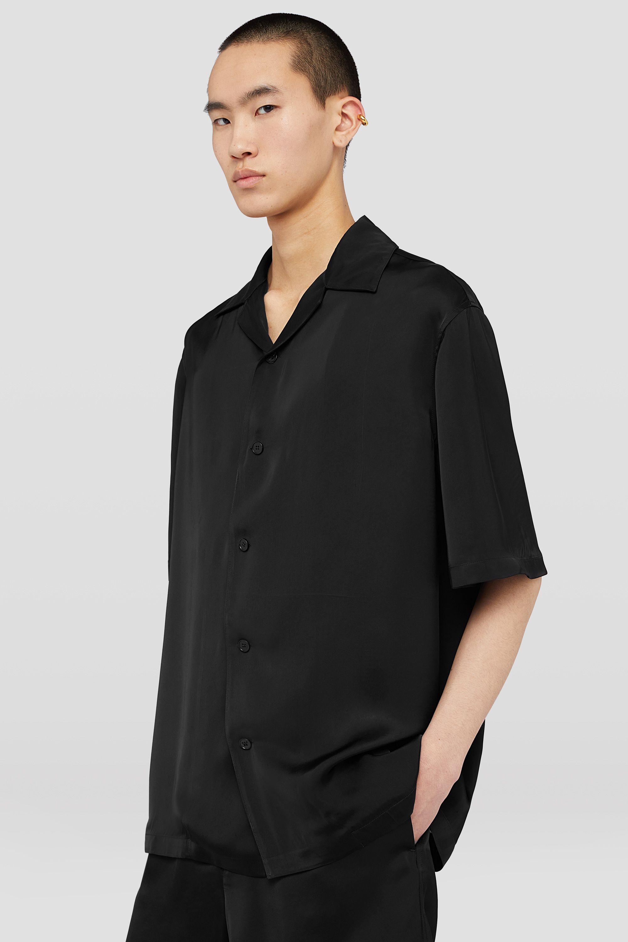 Fluid Viscose Shirt - Shirts - Image 2