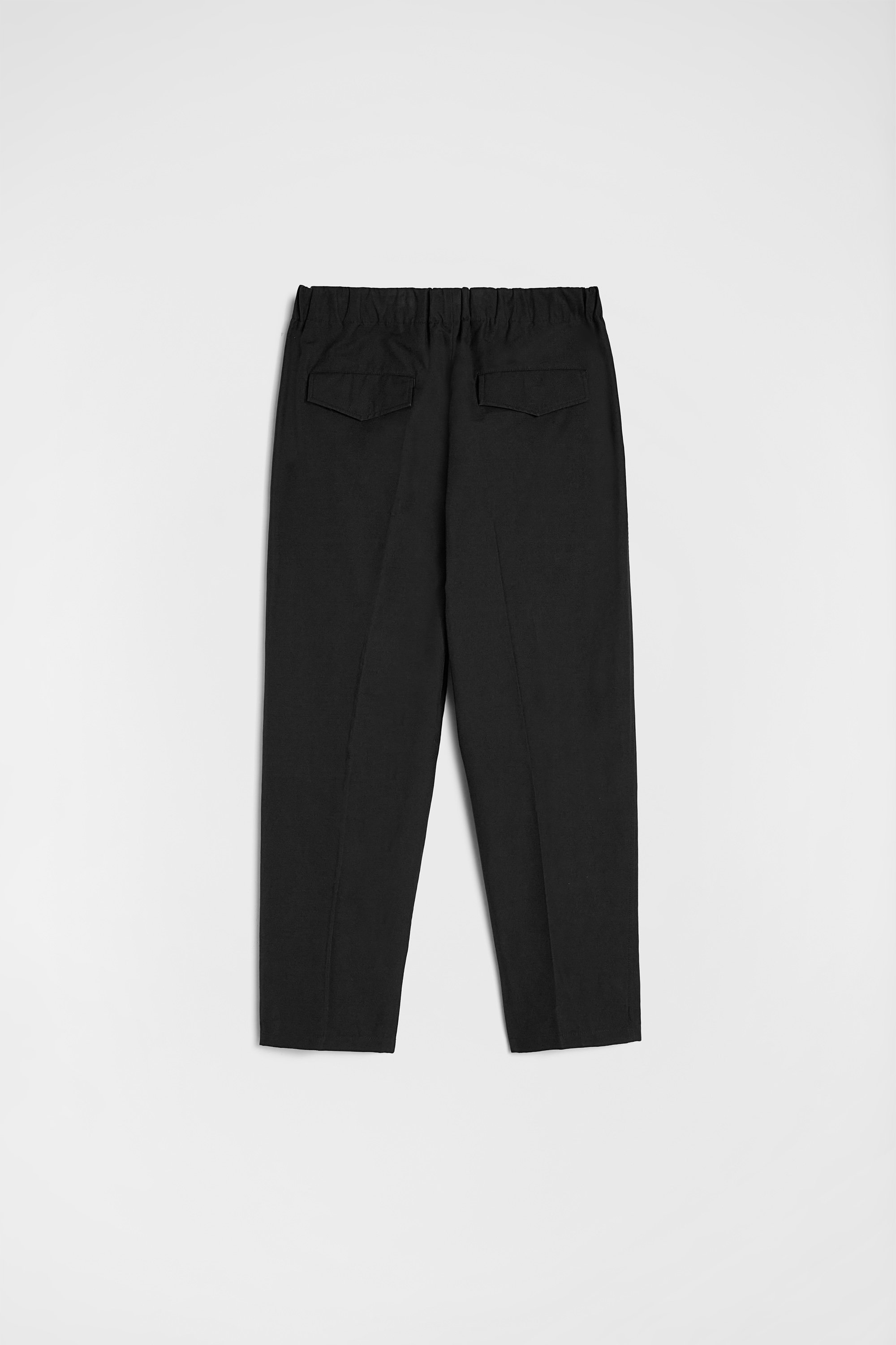 Lightweight Cotton Tapered Trousers - Trousers - Image 8