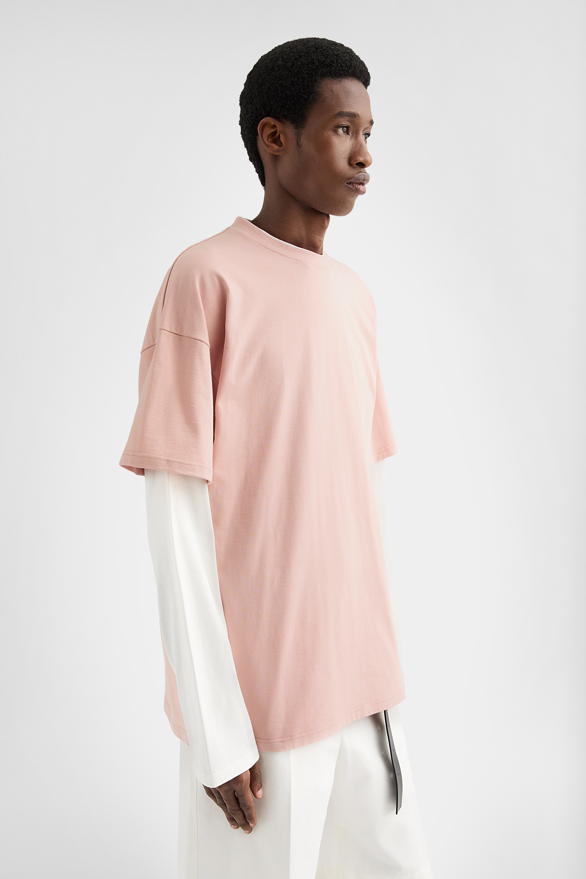 Cotton Crew-Neck T-Shirt - T-shirts - Image 2