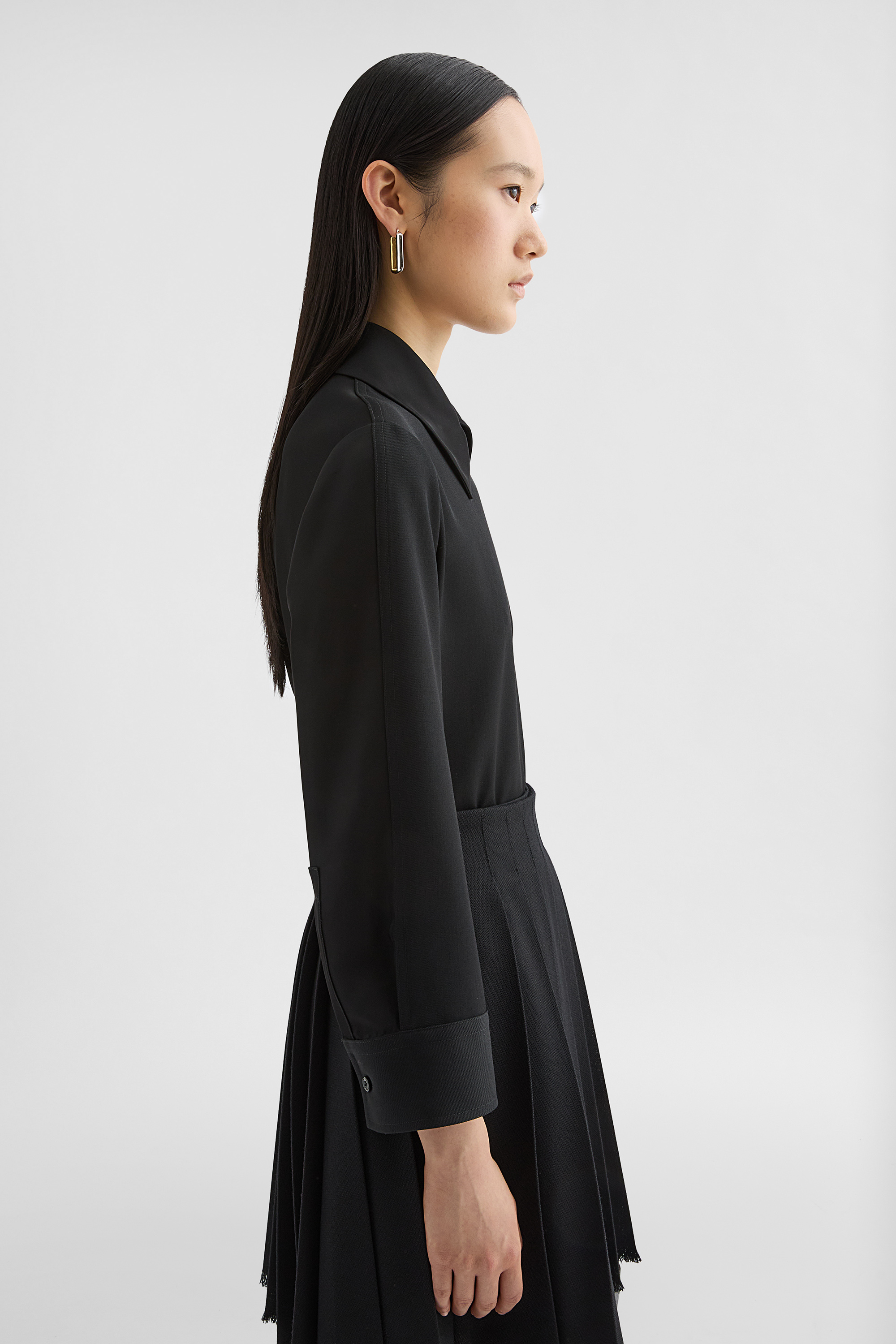 Wool Gabardine Shirt - Shirts - Image 2