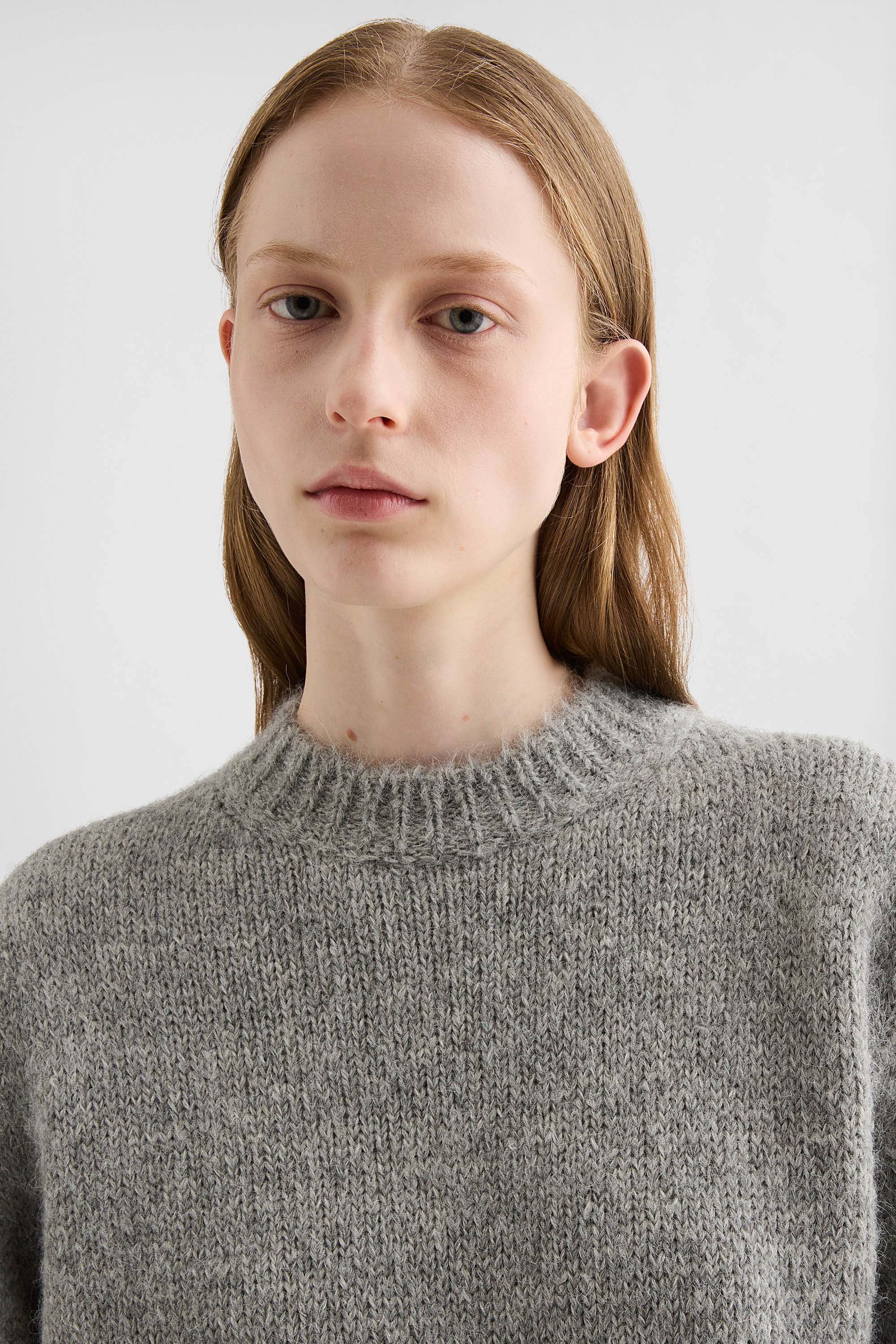 Midweight Wool Crew-Neck Sweater - Sweaters - Image 3