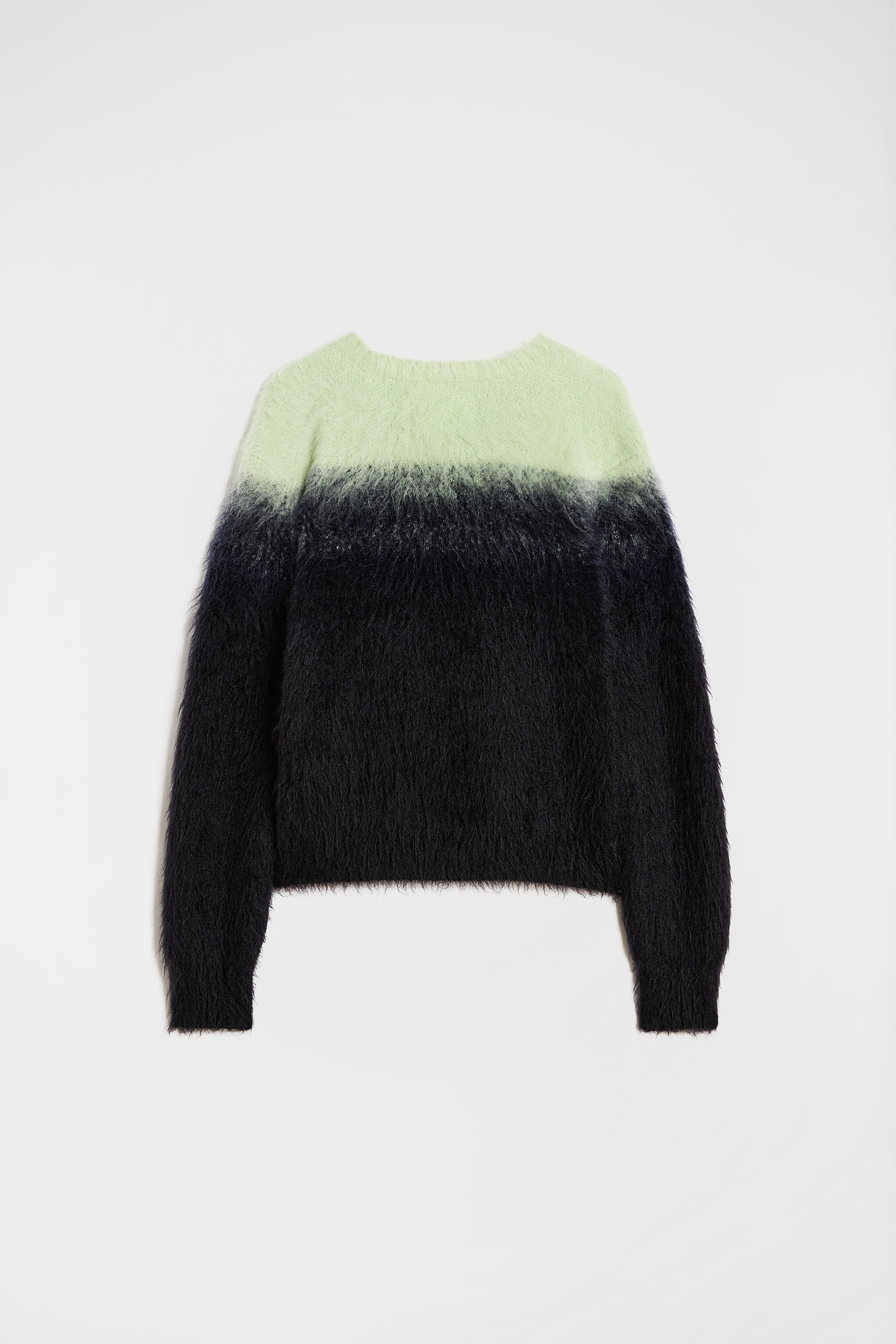 Mohair Jacquard Crew-Neck Sweater - Sweaters - Image 7